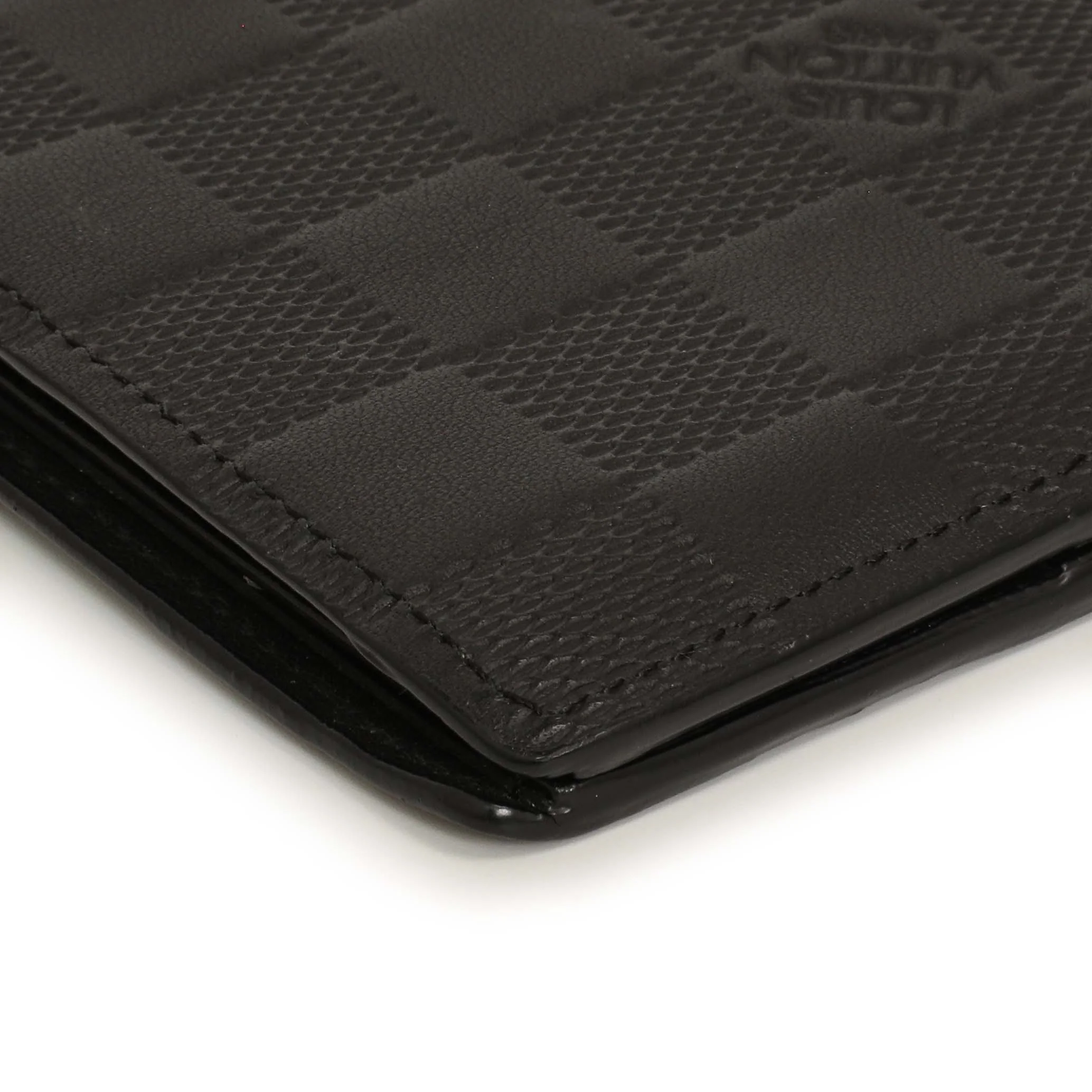 Louis Vuitton Black Damier Infini Slender Wallet - Image 11