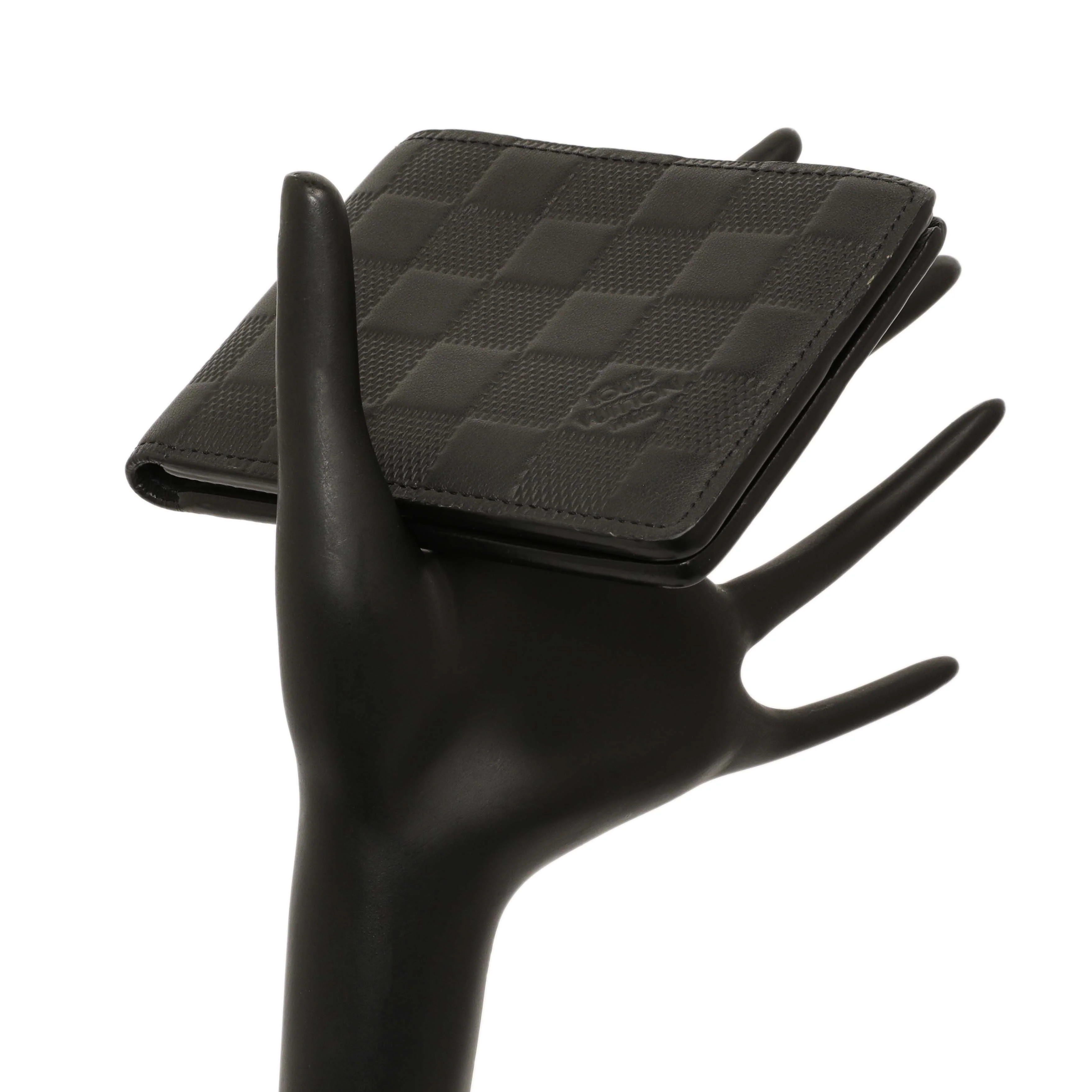 Louis Vuitton Black Damier Infini Slender Wallet - Image 16