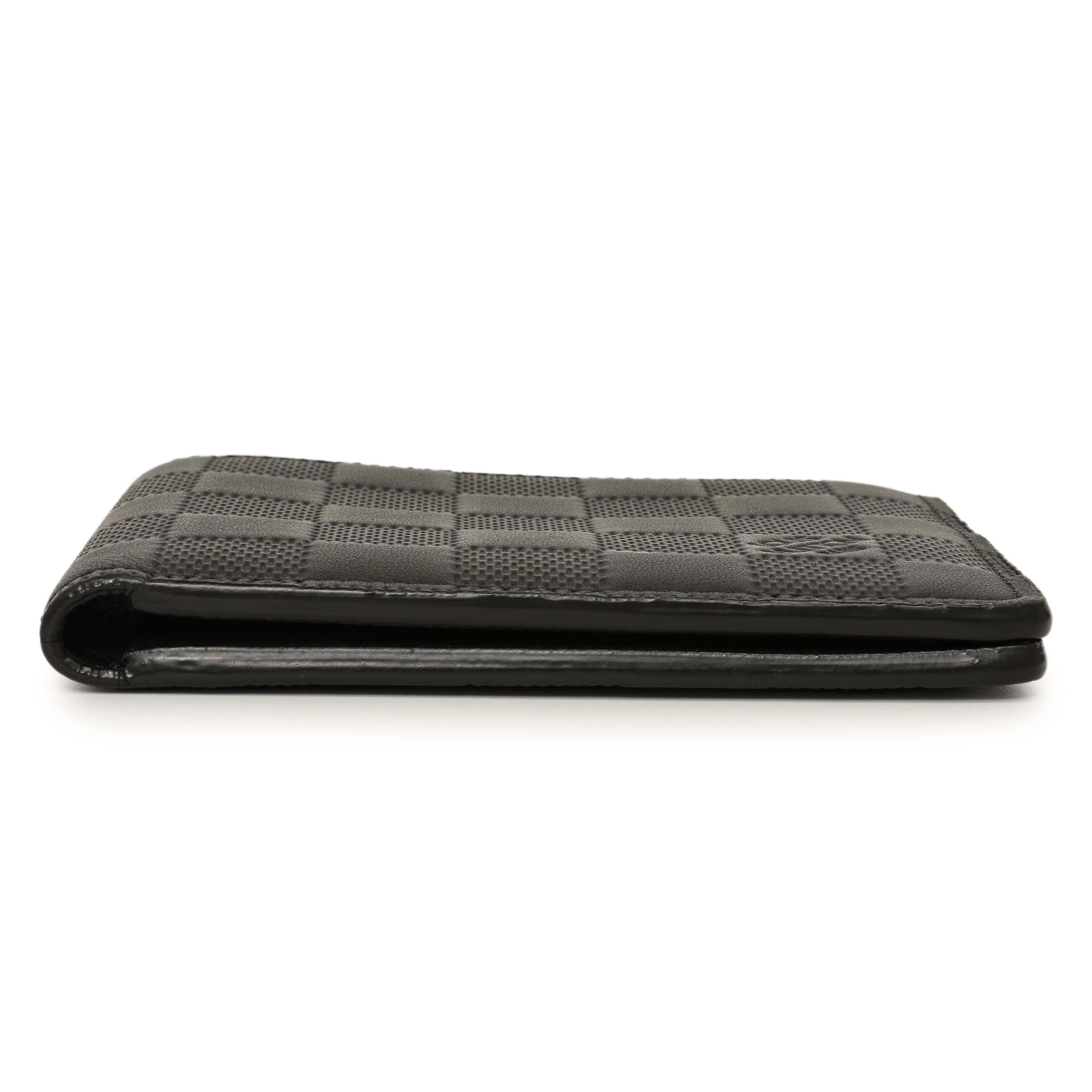 Louis Vuitton Black Damier Infini Slender Wallet - Image 3