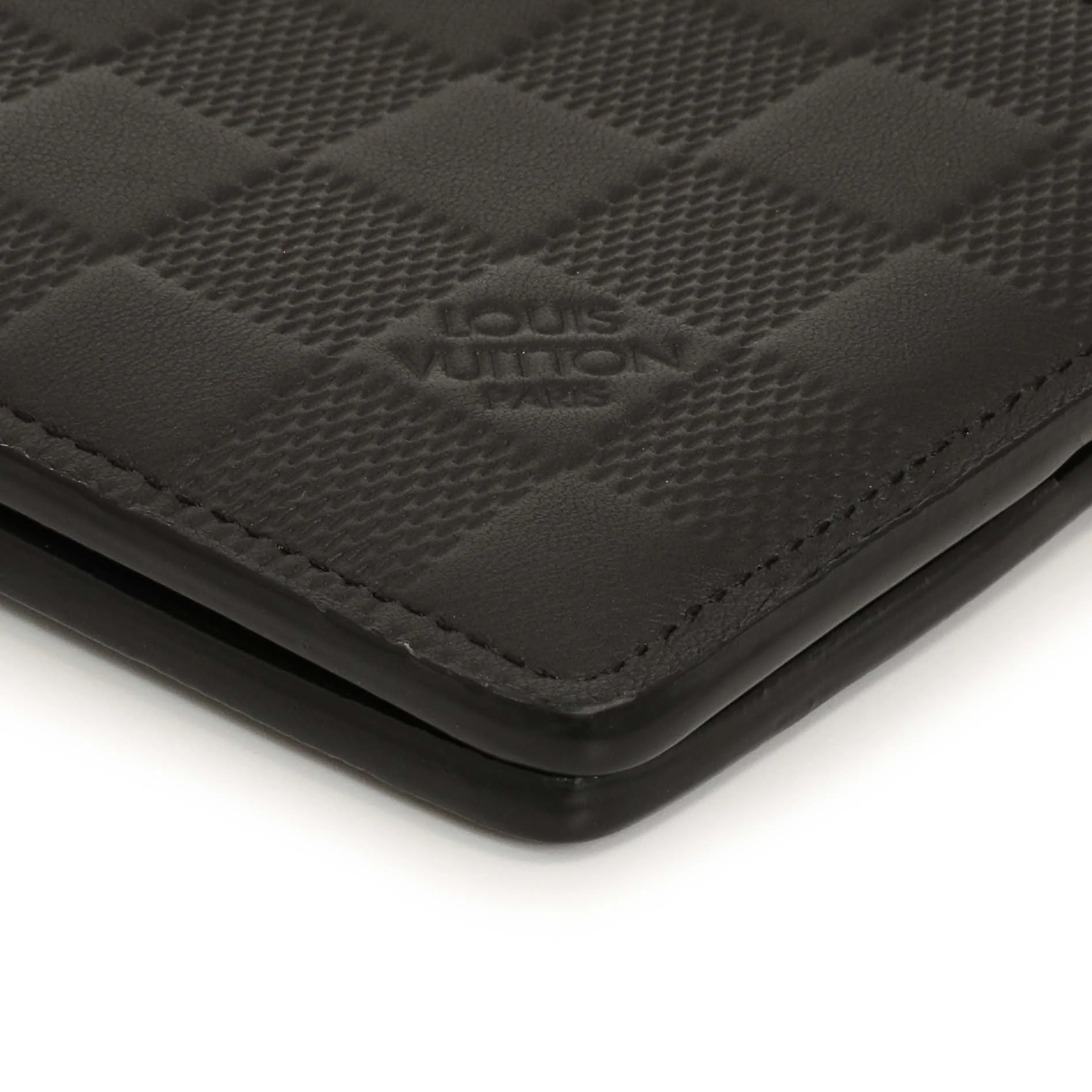 Louis Vuitton Black Damier Infini Slender Wallet - Image 4
