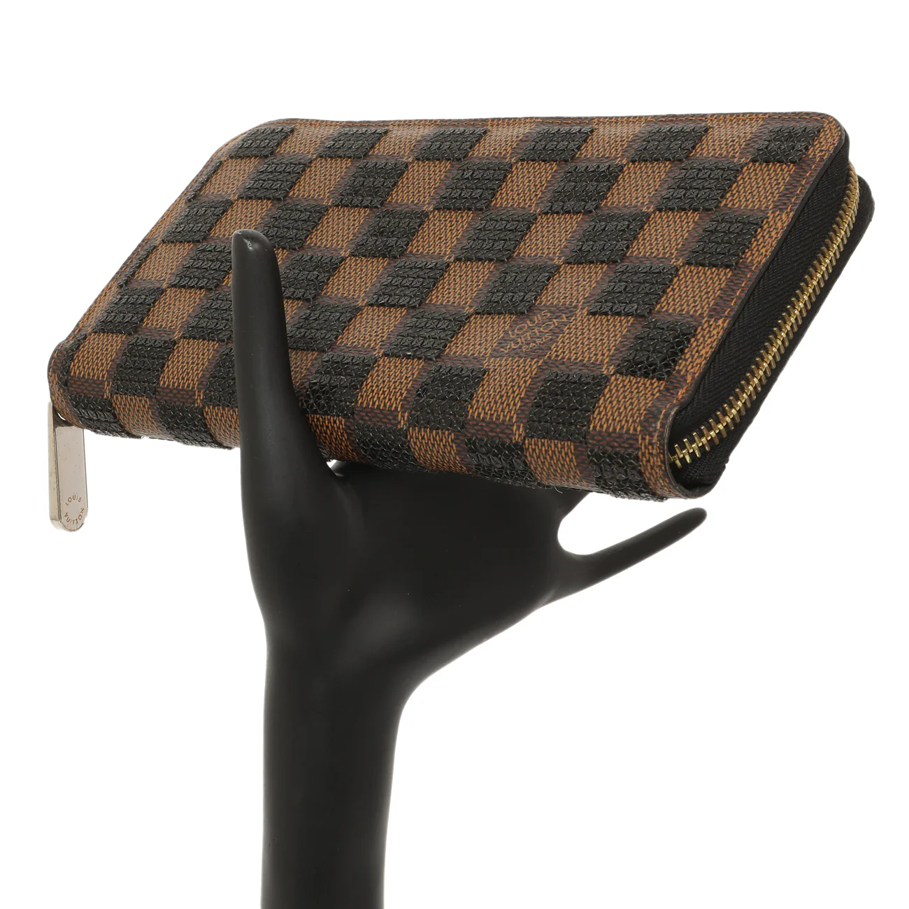 Louis Vuitton Black Damier Paillettes Zippy Wallet - Image 15