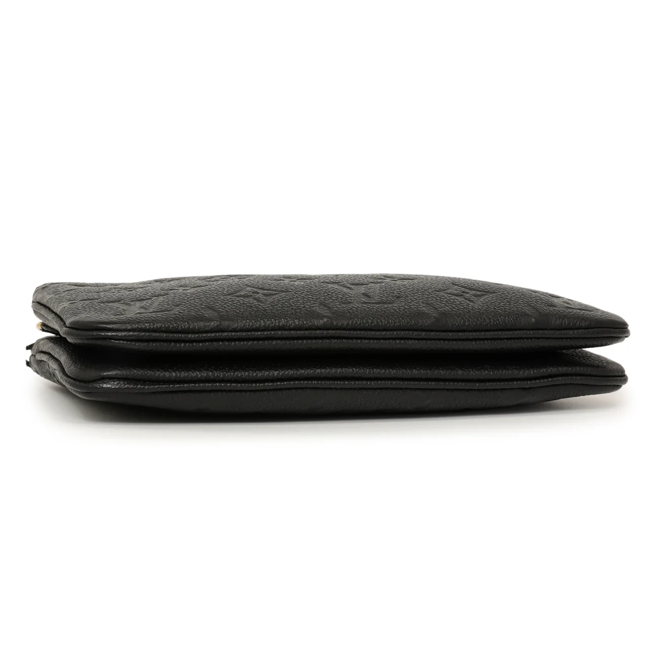Louis Vuitton Black Empreinte Double Zip Pochette - Image 3