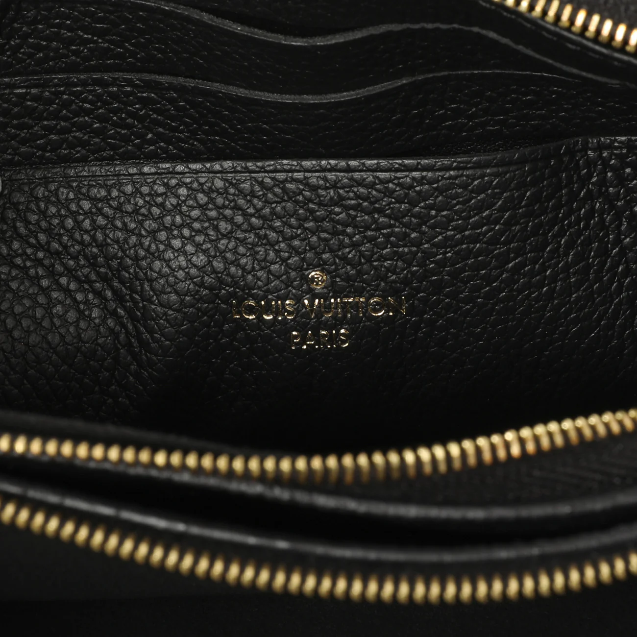 Louis Vuitton Black Empreinte Double Zip Pochette - Image 5