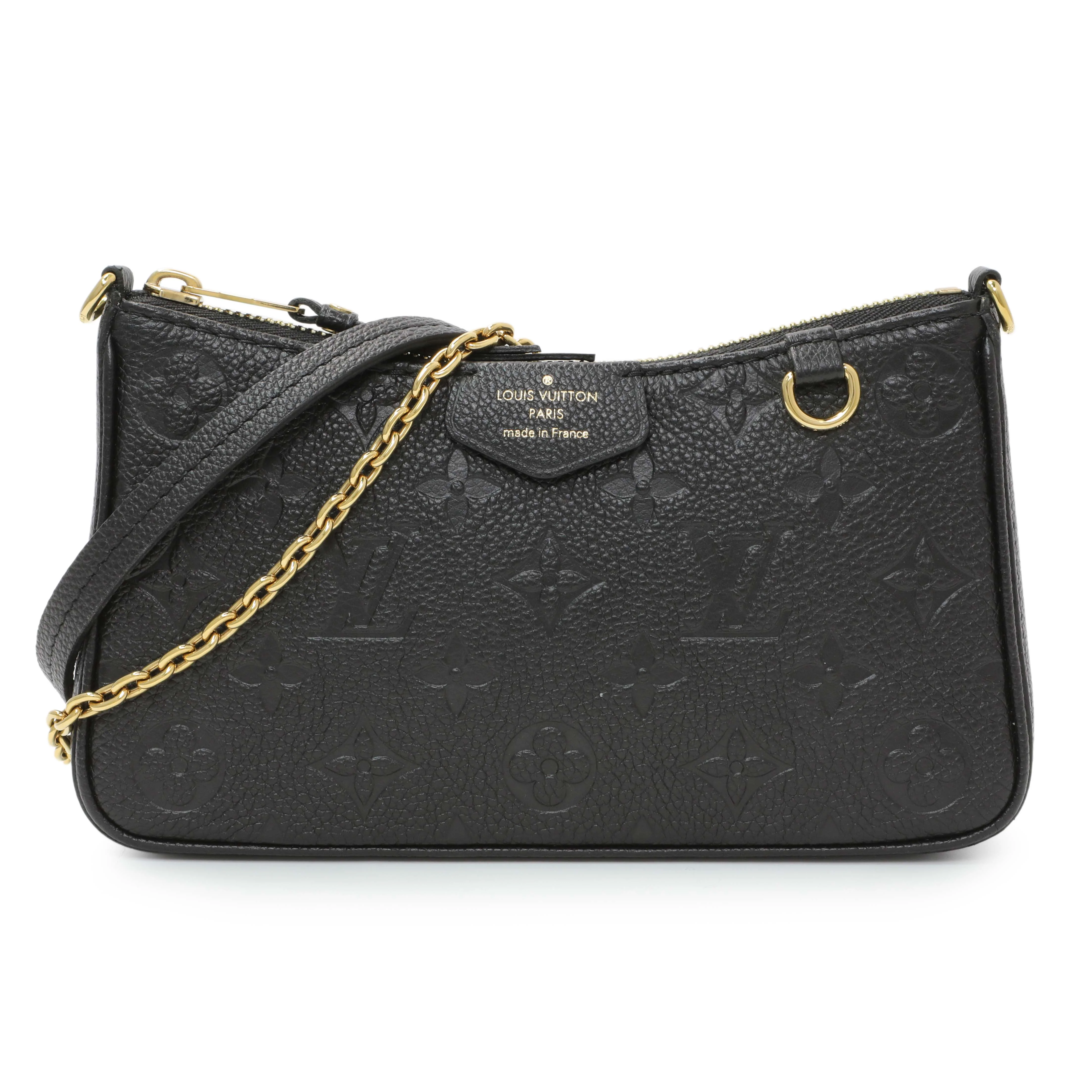 Louis Vuitton Black Empreinte Easy Pouch On Strap