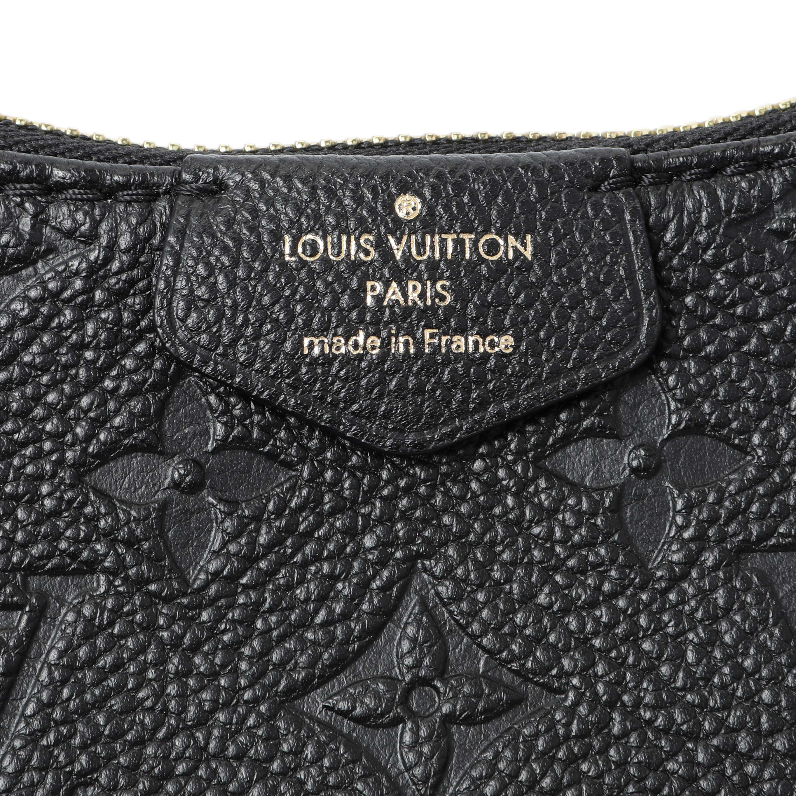 Louis Vuitton Black Empreinte Easy Pouch On Strap - Image 5
