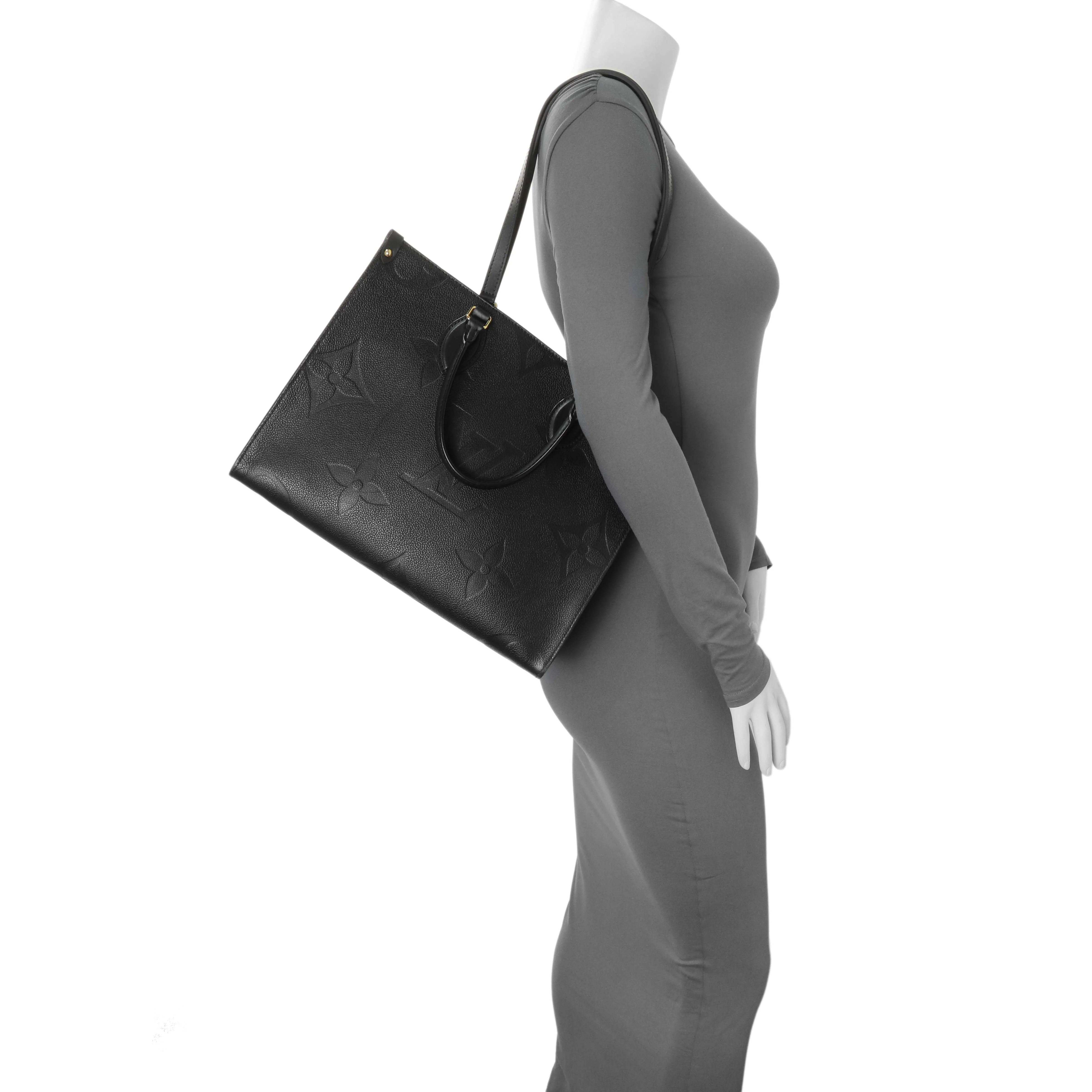 Louis Vuitton Black Empreinte Monogram Giant OnTheGo MM - Image 10