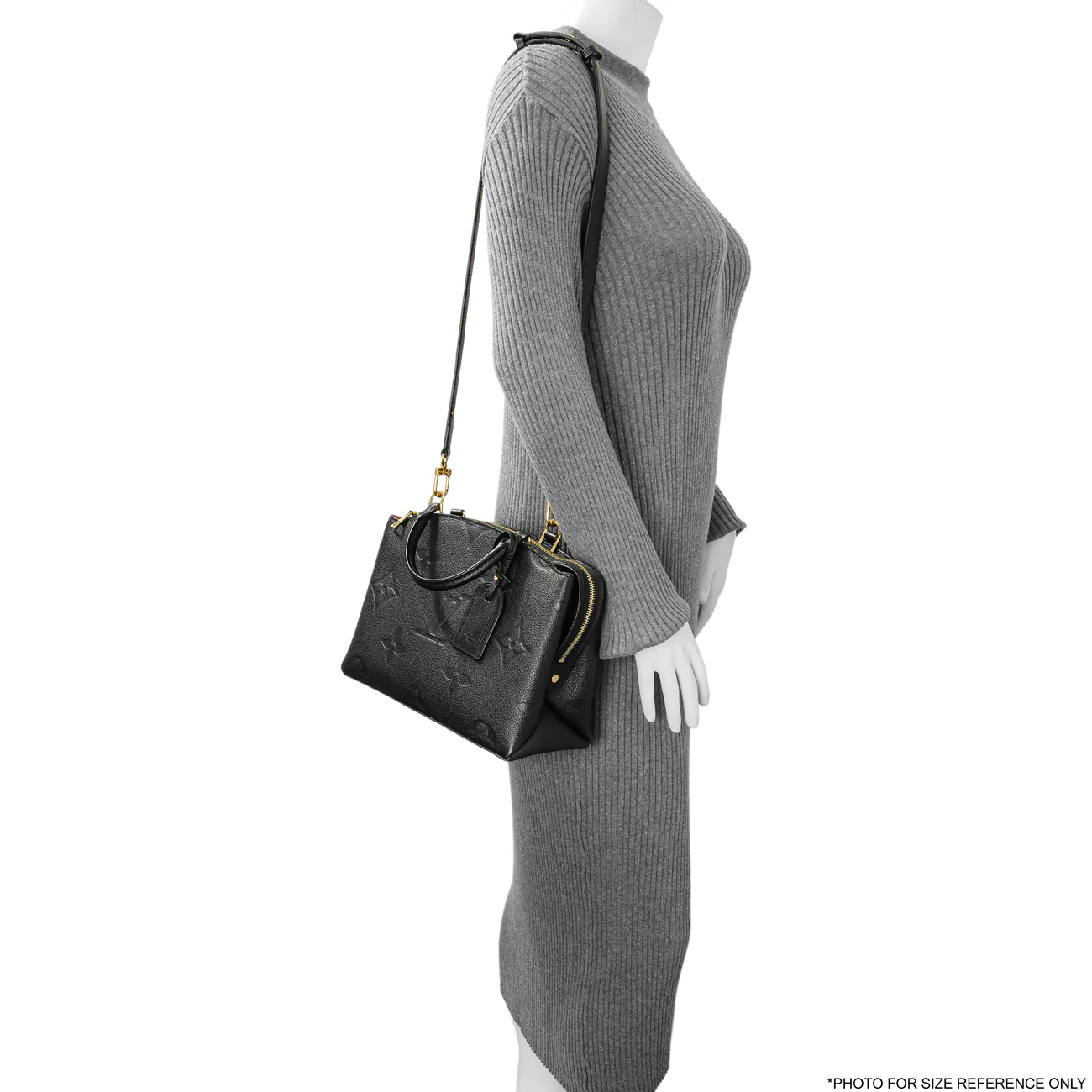 Louis Vuitton Black Empreinte Monogram Giant Petit Palais - Image 10
