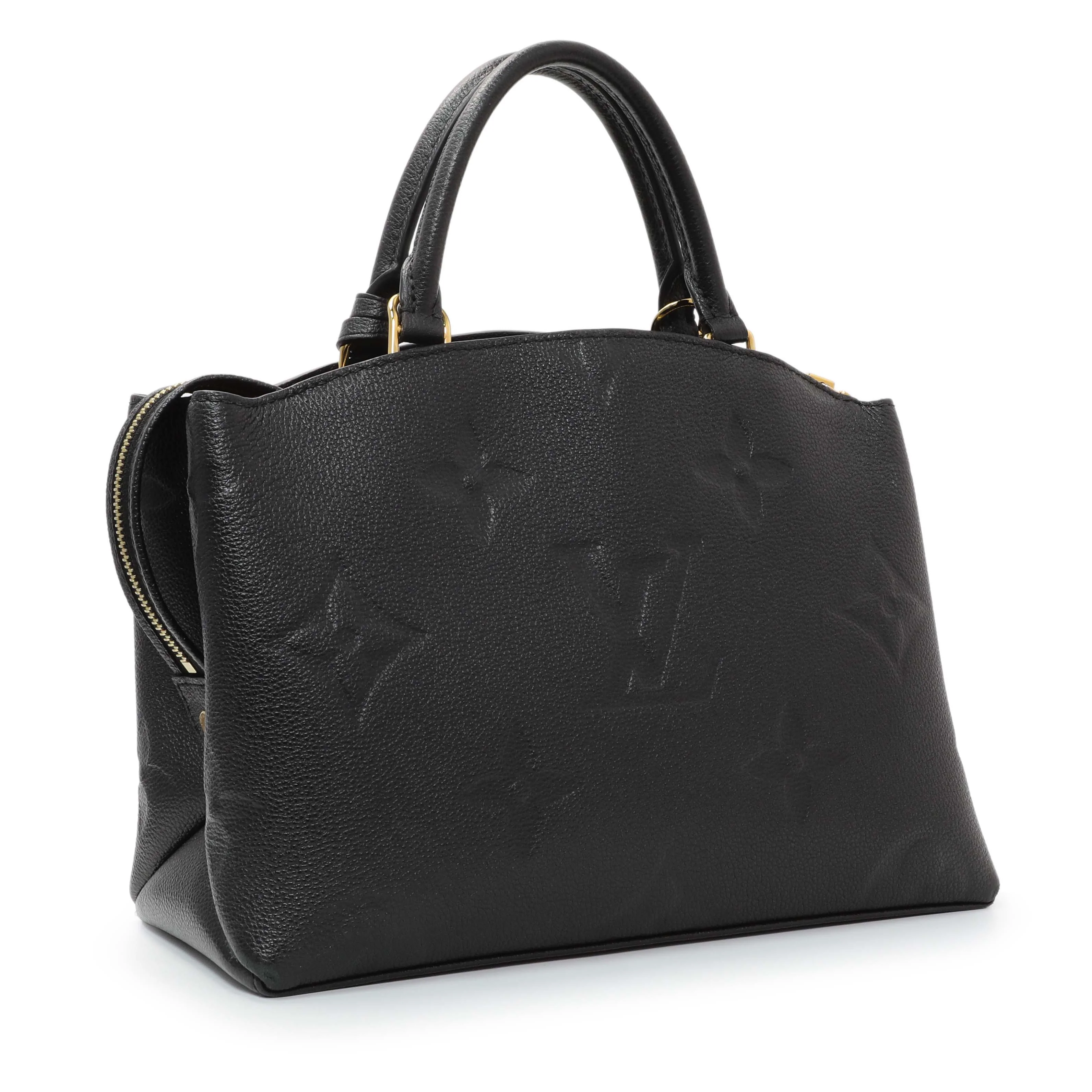 Louis Vuitton Black Empreinte Monogram Giant Petit Palais - Image 2