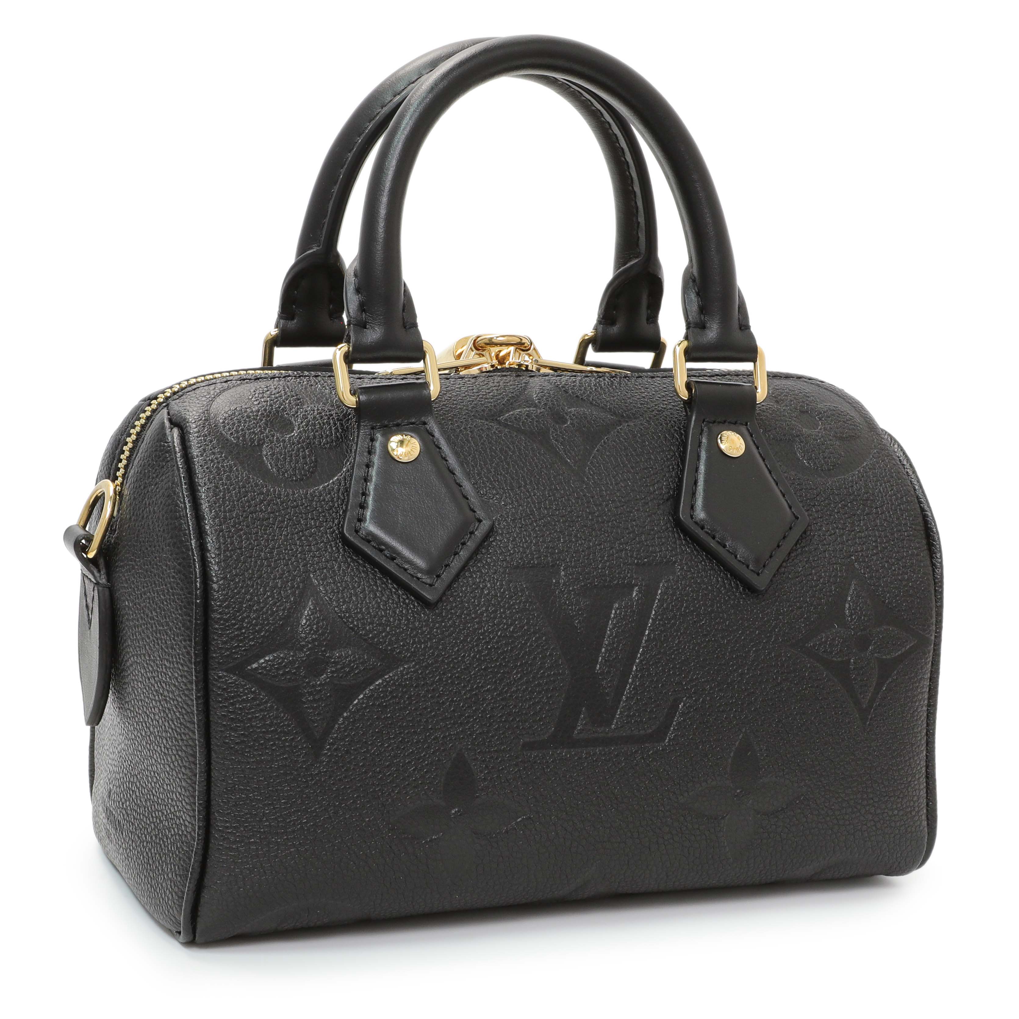 Louis Vuitton Black Empreinte Monogram Giant Speedy Bandouliere 20 - Image 2