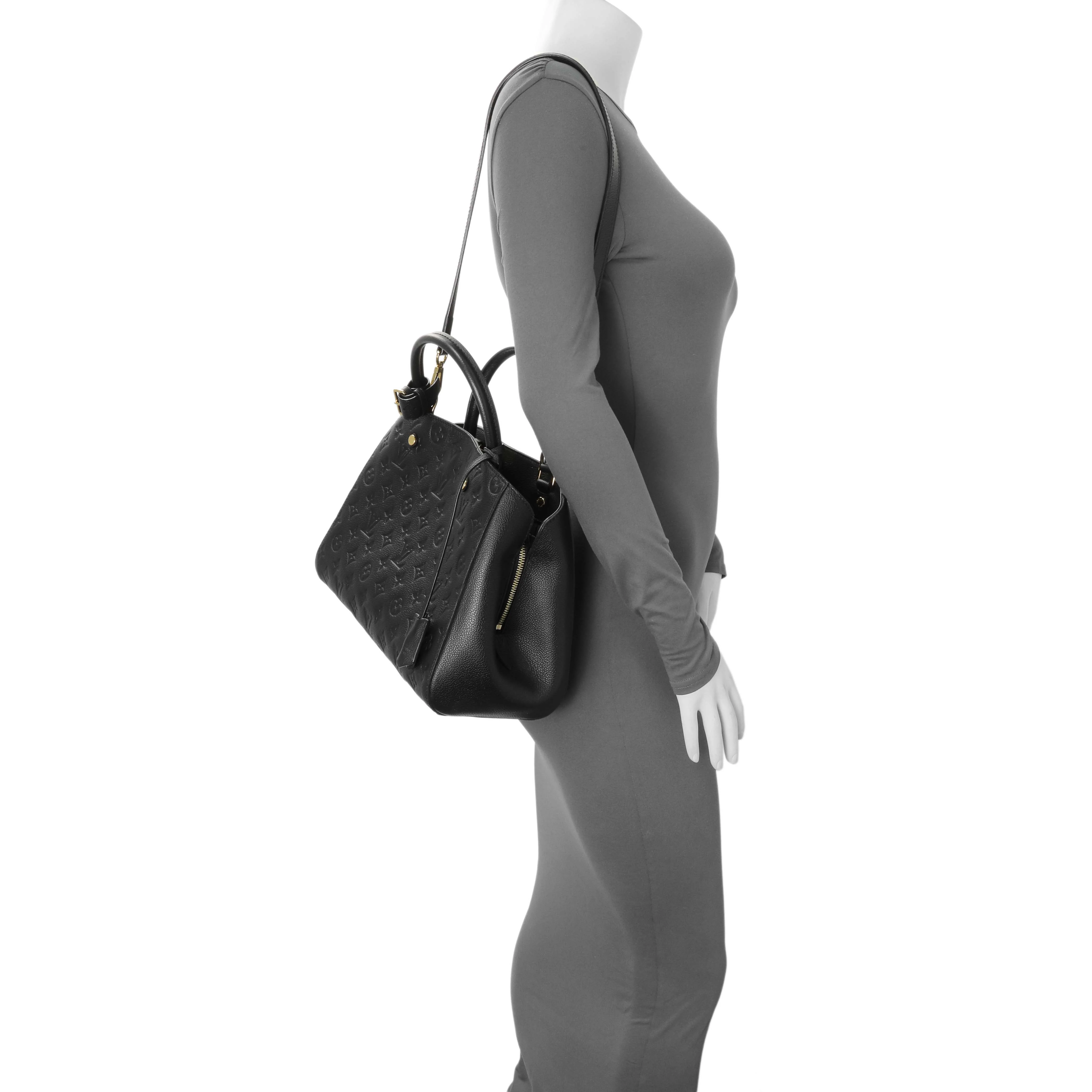 Louis Vuitton Black Empreinte Montaigne MM - Image 7