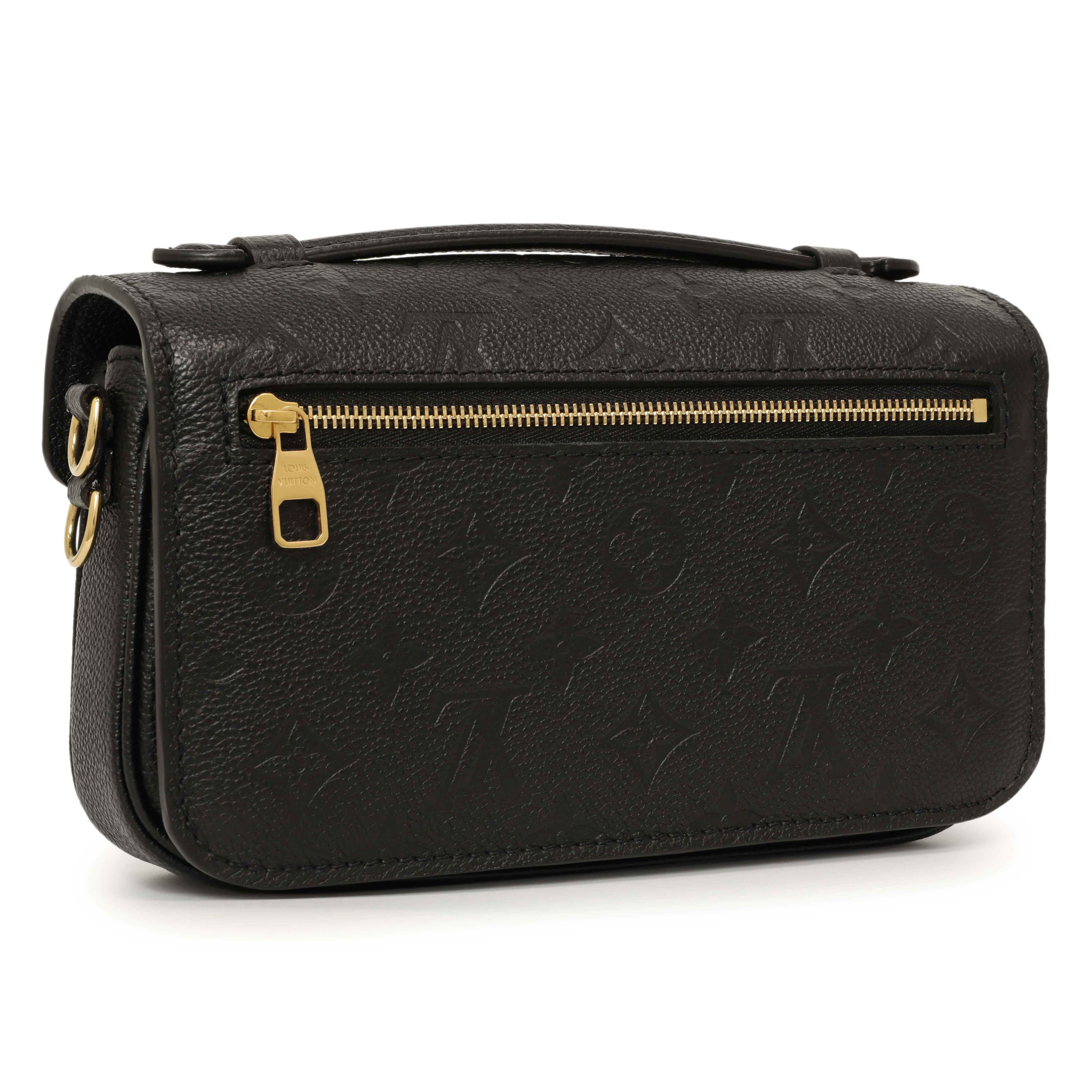 Louis Vuitton Black Empreinte Pochette Metis East West - Image 2