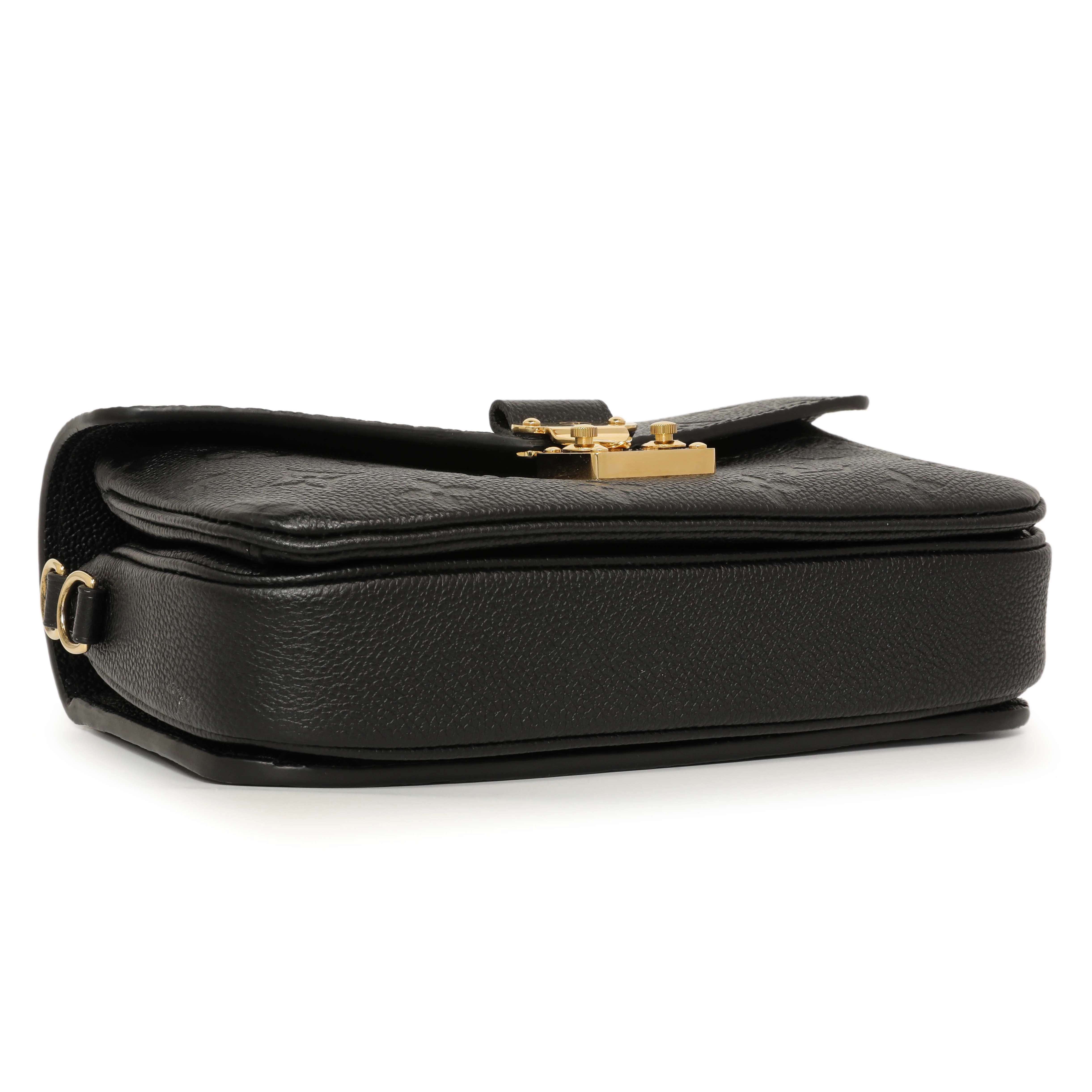 Louis Vuitton Black Empreinte Pochette Metis East West - Image 3
