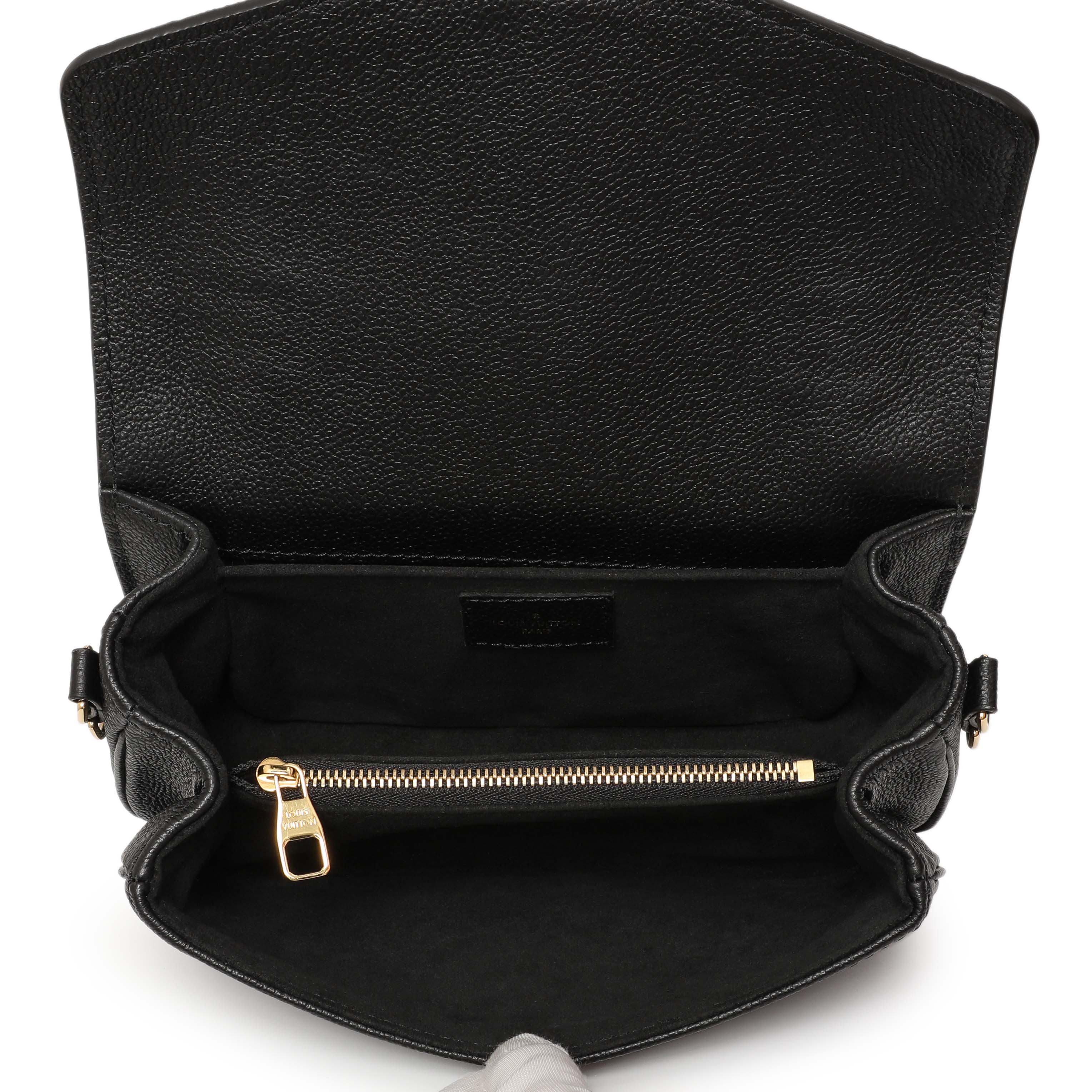 Louis Vuitton Black Empreinte Pochette Metis East West - Image 4
