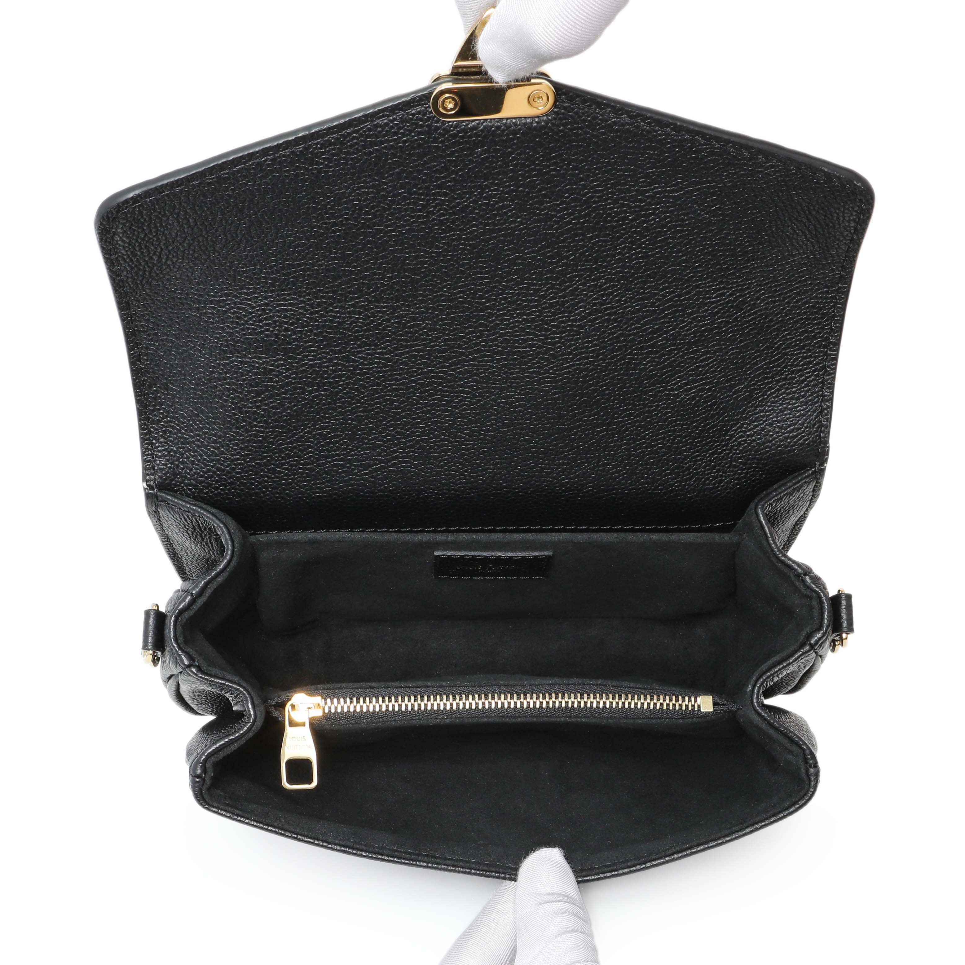 Louis Vuitton Black Empreinte Pochette Metis East West - Image 8