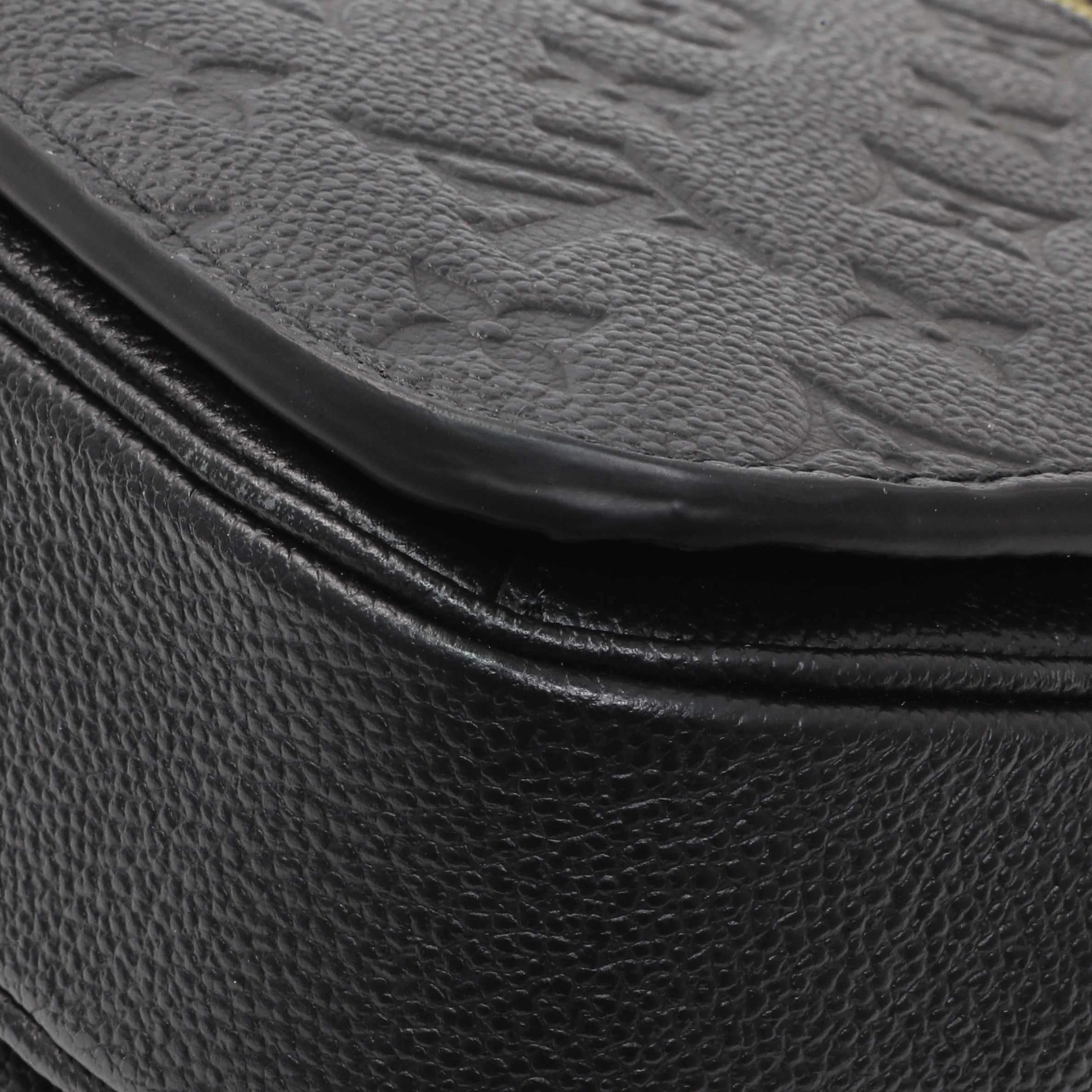 Louis Vuitton Black Empreinte Pochette Metis - Image 7
