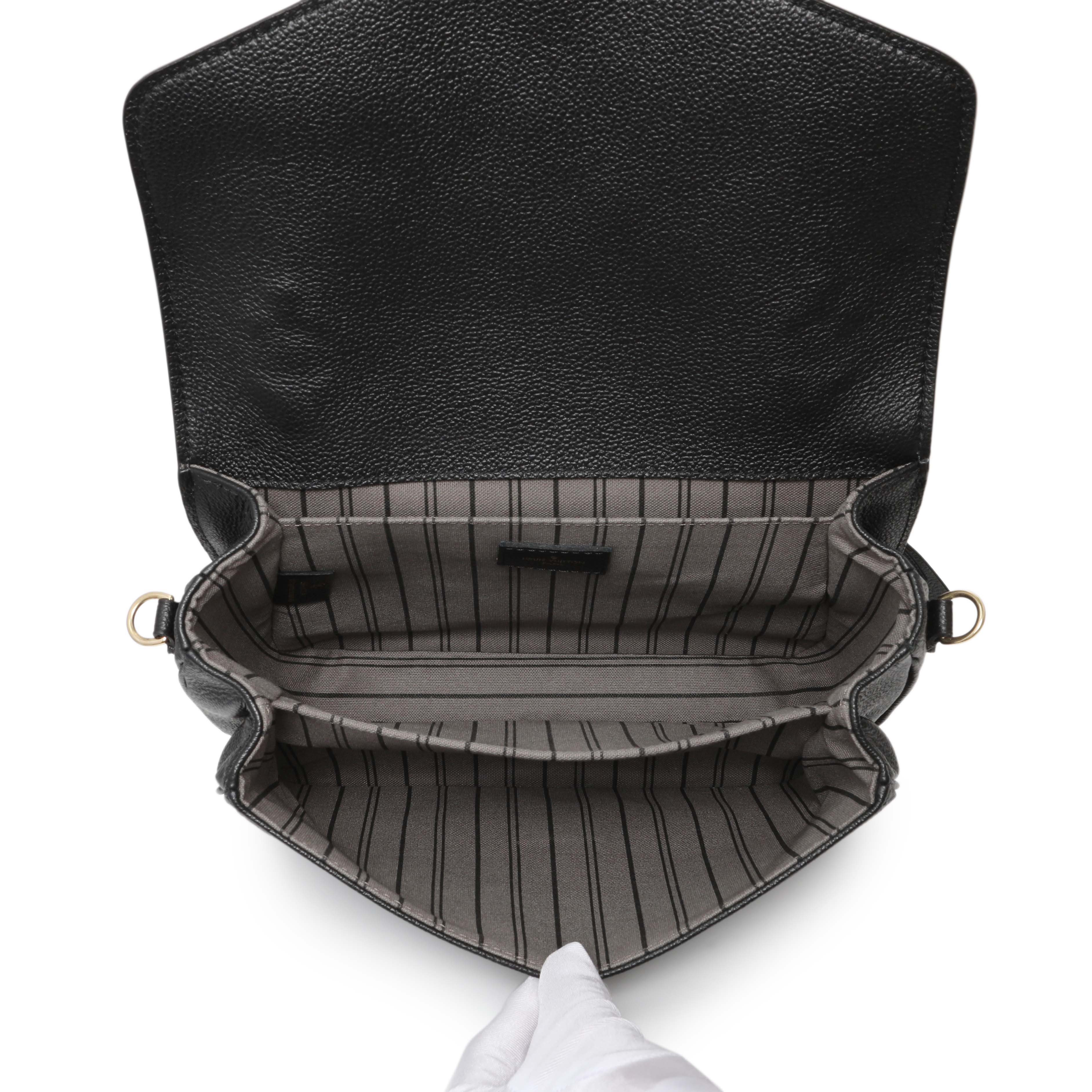 Louis Vuitton Black Empreinte Pochette Metis - Image 8