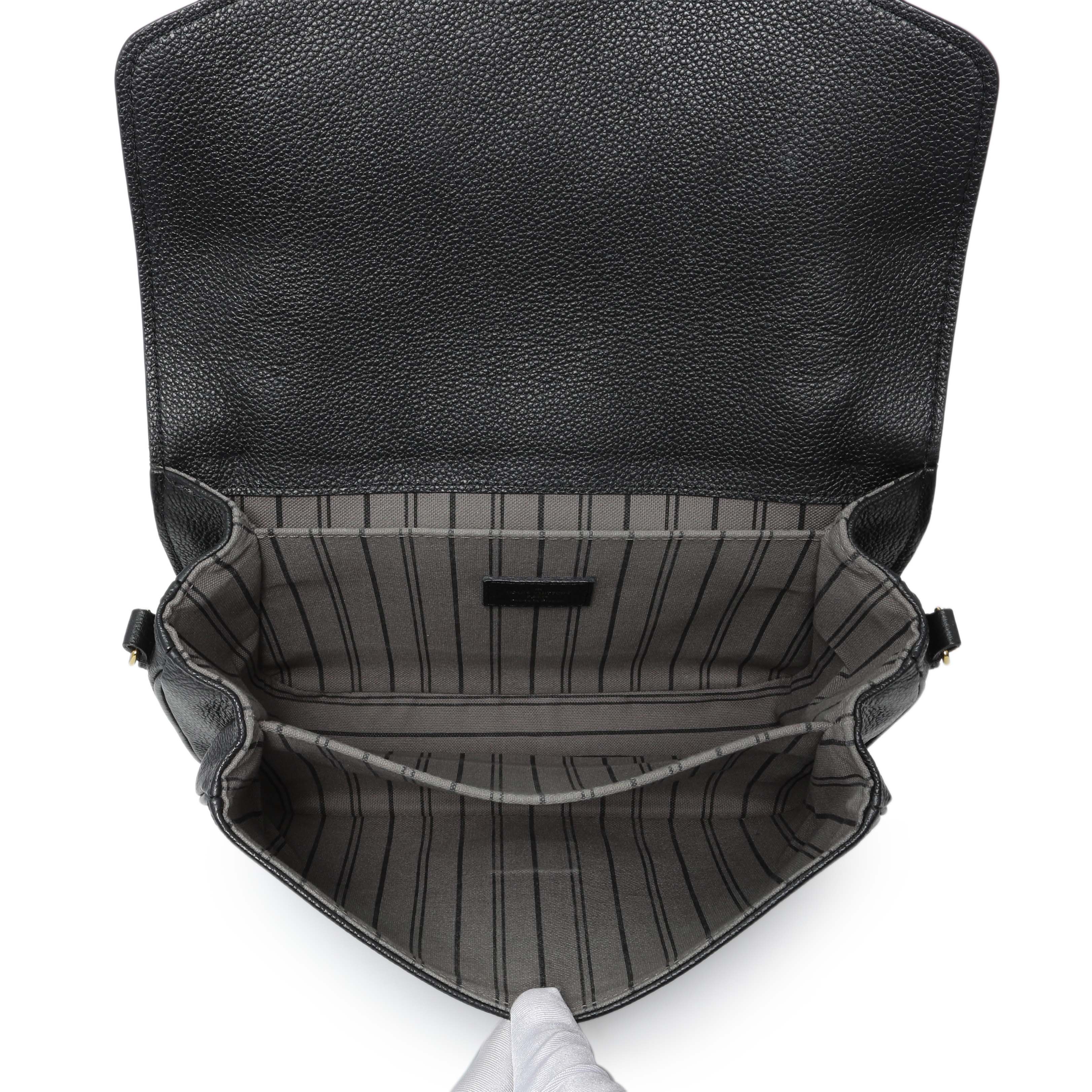 Louis Vuitton Black Empreinte Pochette Metis - Image 4