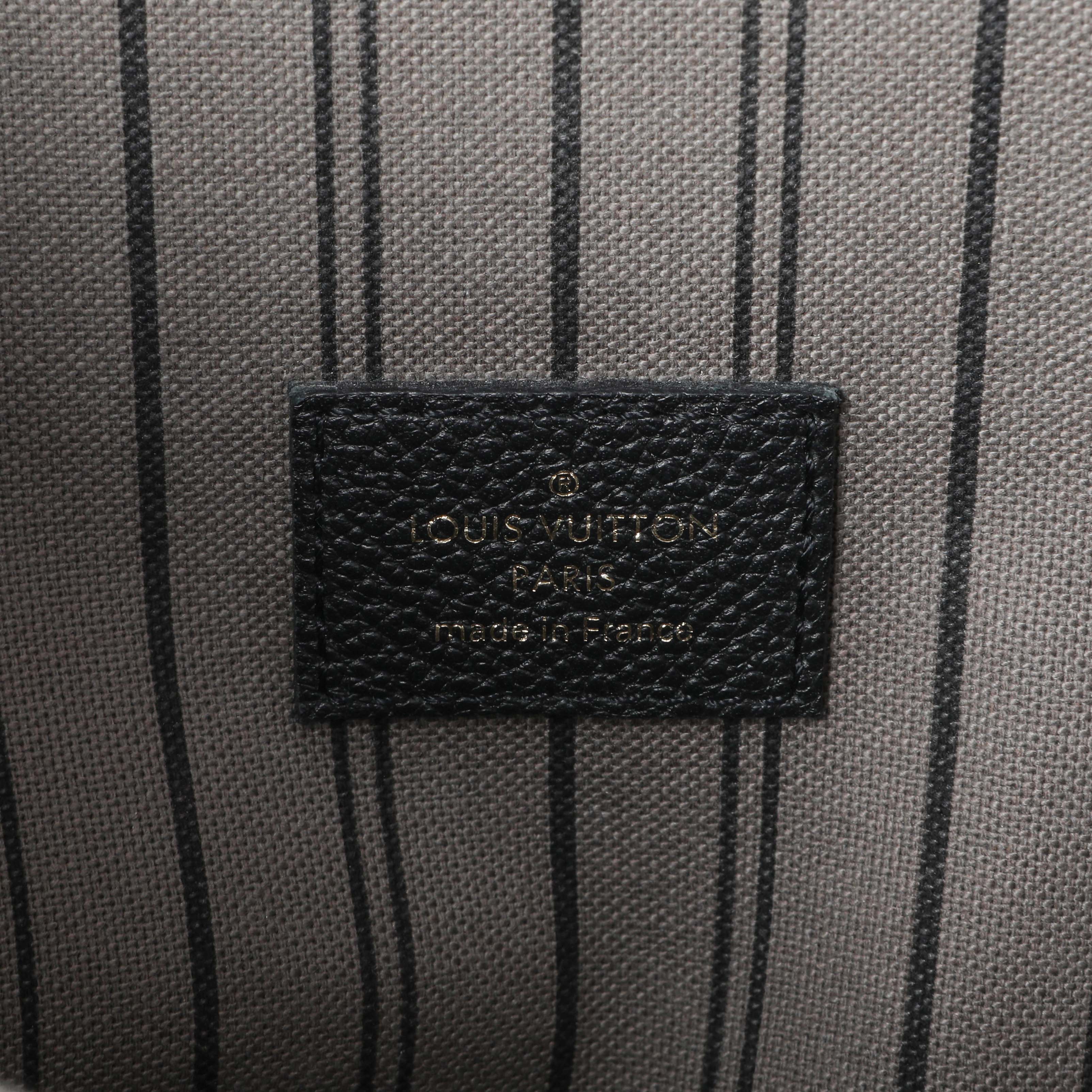 Louis Vuitton Black Empreinte Pochette Metis - Image 5