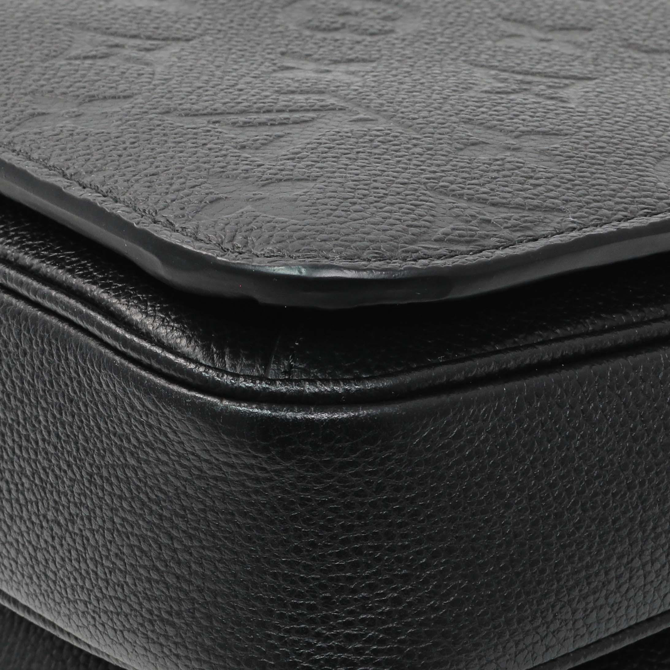 Louis Vuitton Black Empreinte Pochette Metis - Image 7