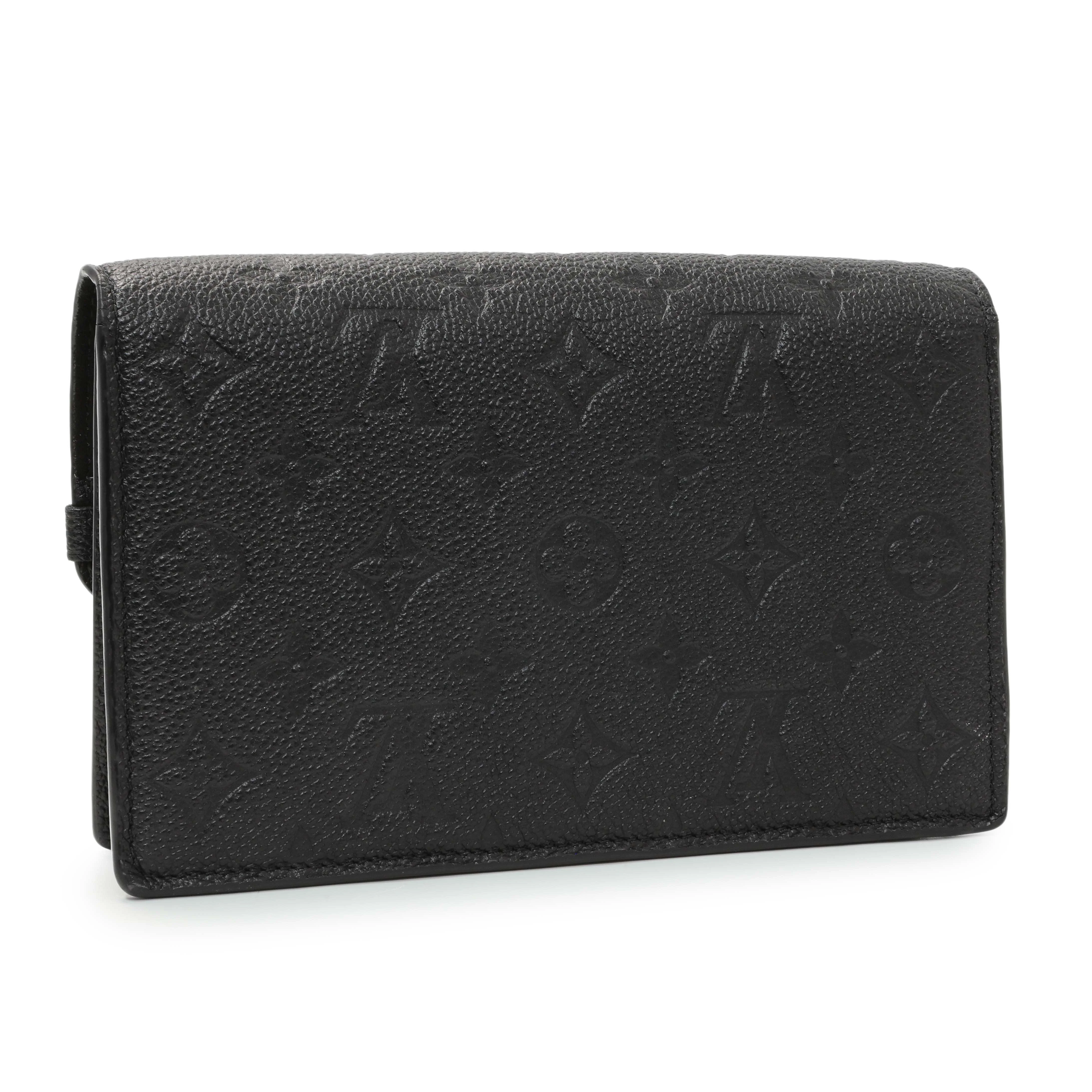 Louis Vuitton Black Empreinte Vavin Chain Wallet - Image 2