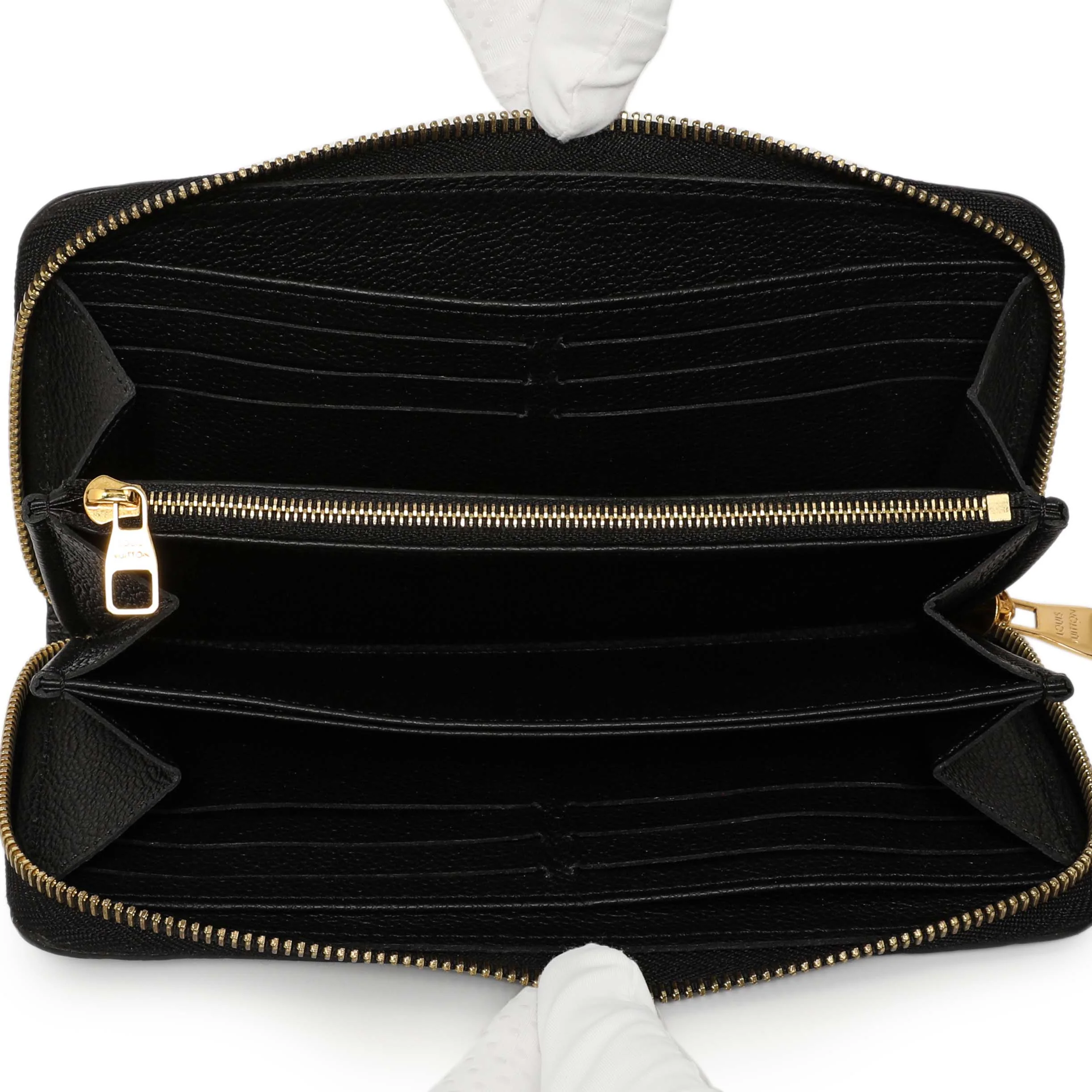 Louis Vuitton Black Empreinte Zippy Wallet - Image 12