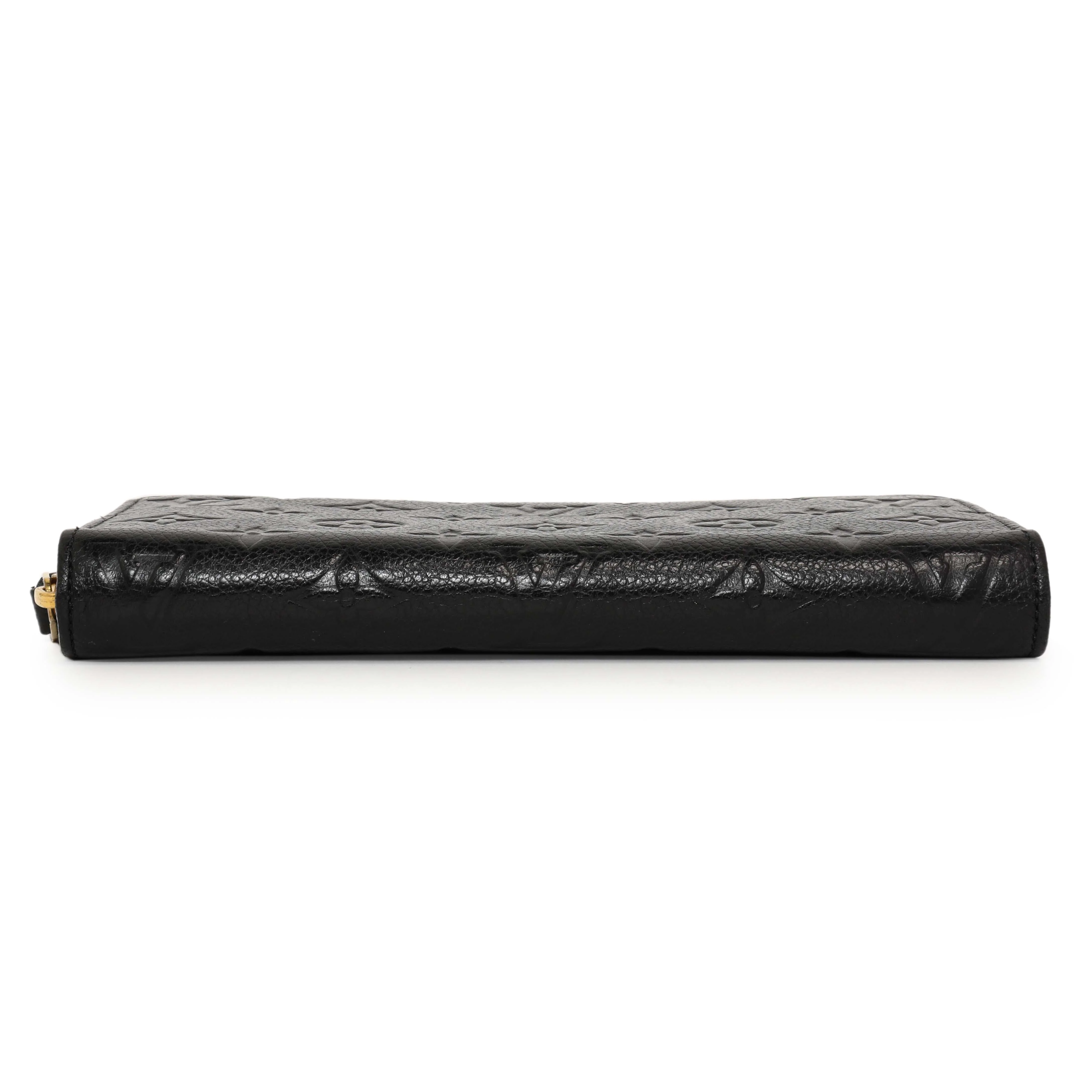 Louis Vuitton Black Empreinte Zippy Wallet - Image 3