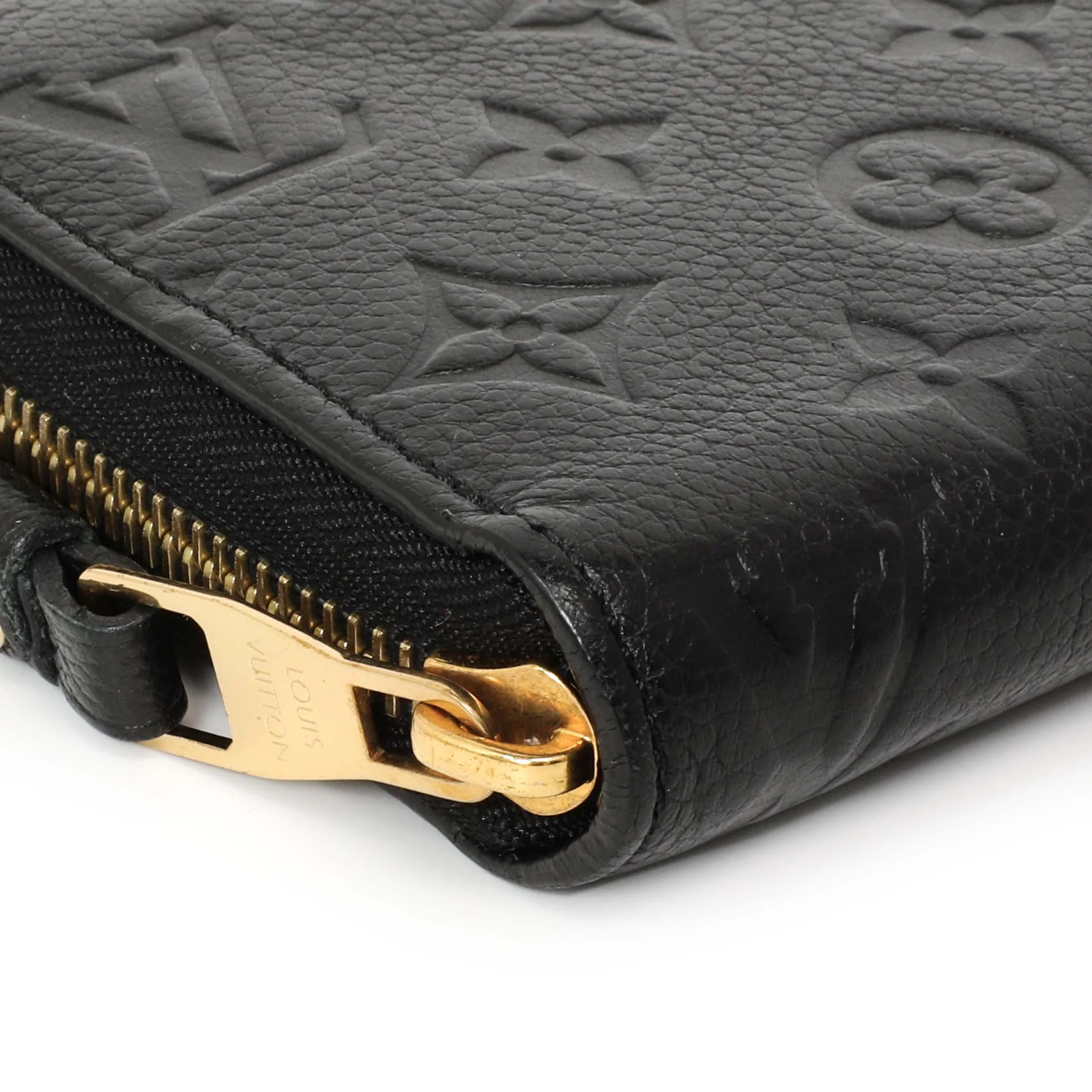 Louis Vuitton Black Empreinte Zippy Wallet - Image 6