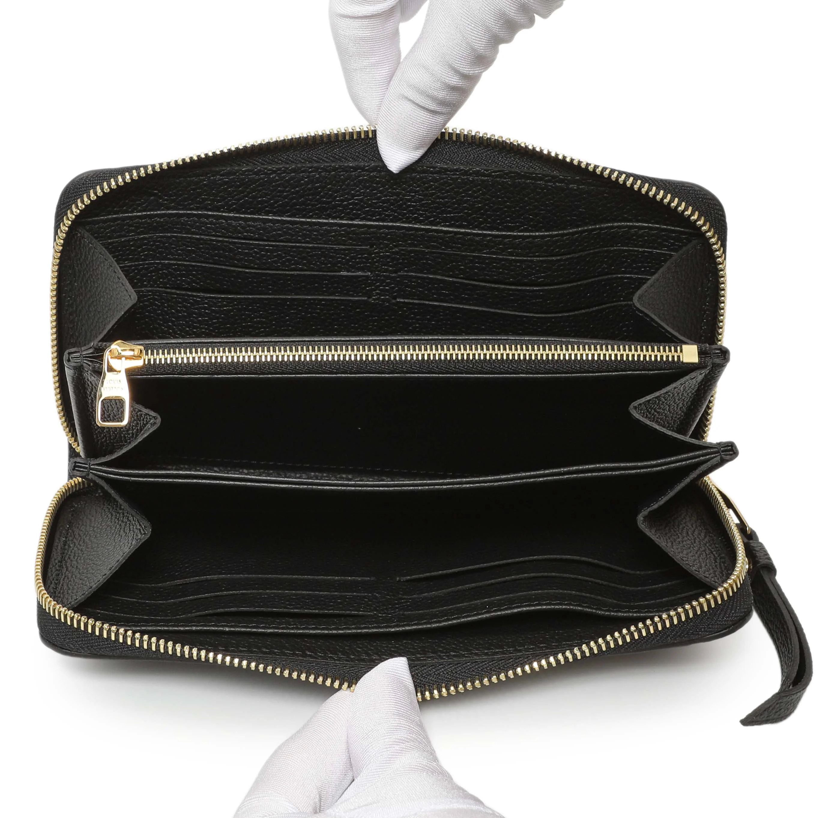 Louis Vuitton Black Empreinte Zippy Wallet - Image 6