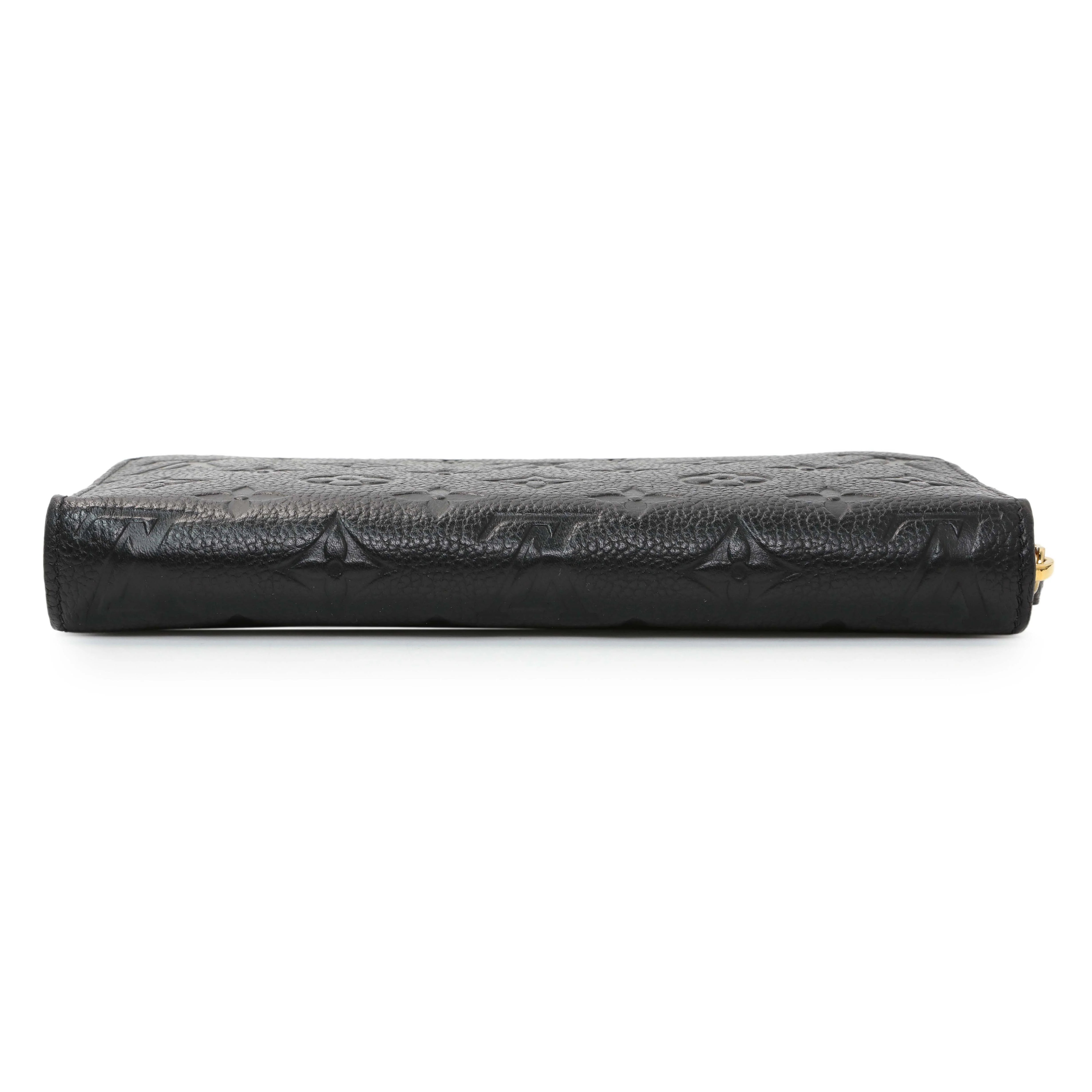 Louis Vuitton Black Empreinte Zippy Wallet - Image 3