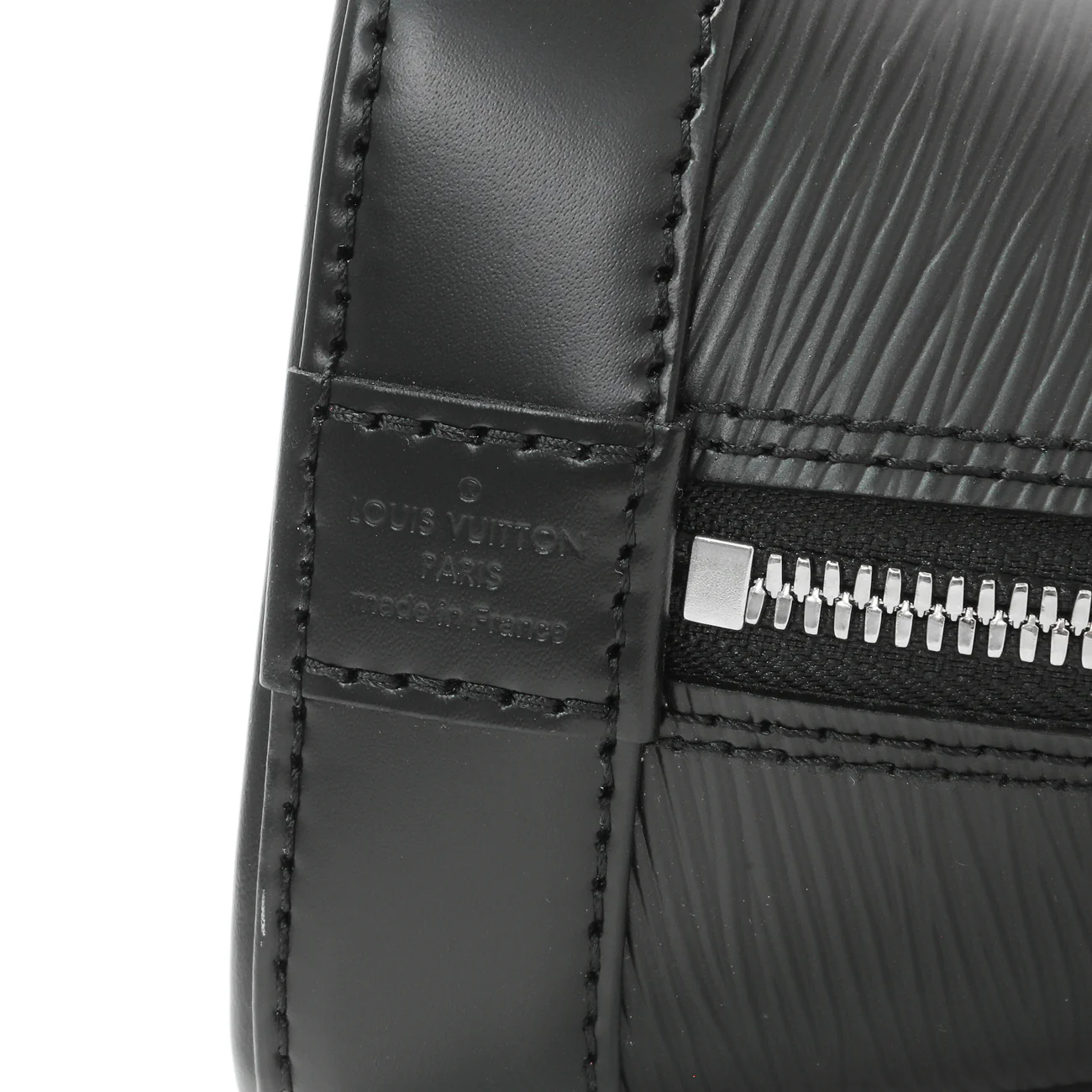 Louis Vuitton Black Epi Alma BB - Image 5