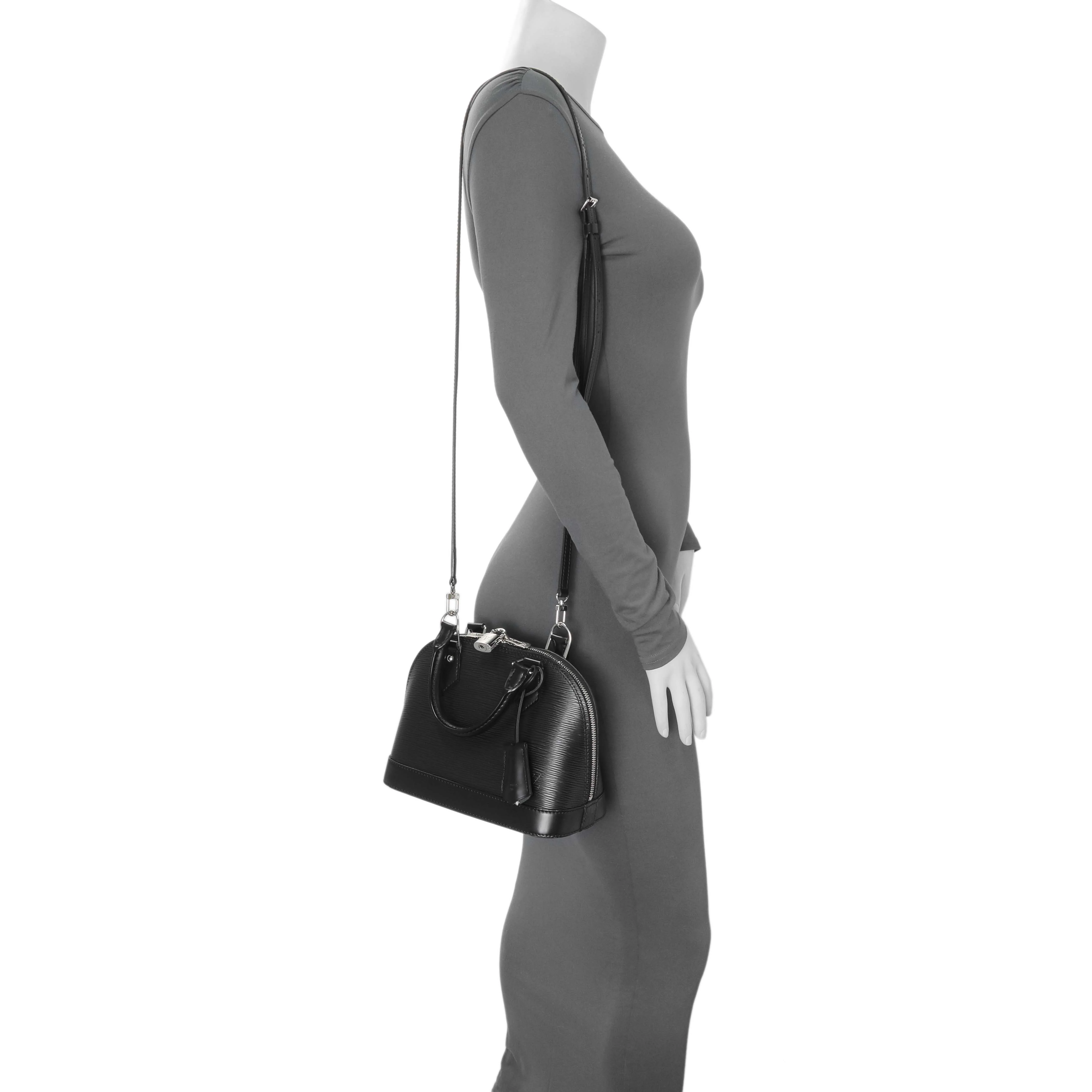 Louis Vuitton Black Epi Alma BB - Image 10