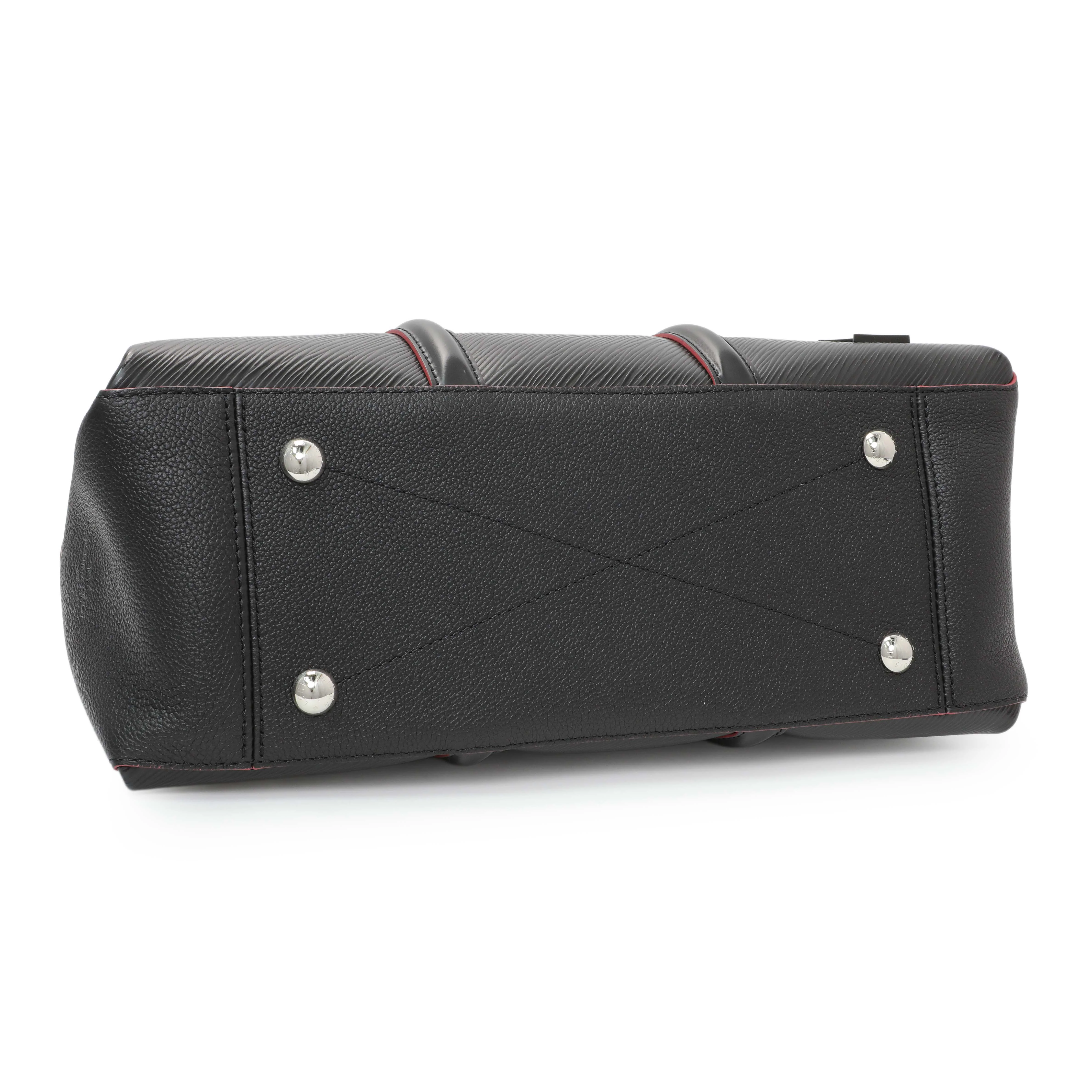 Louis Vuitton Black Epi Soufflot MM - Image 3