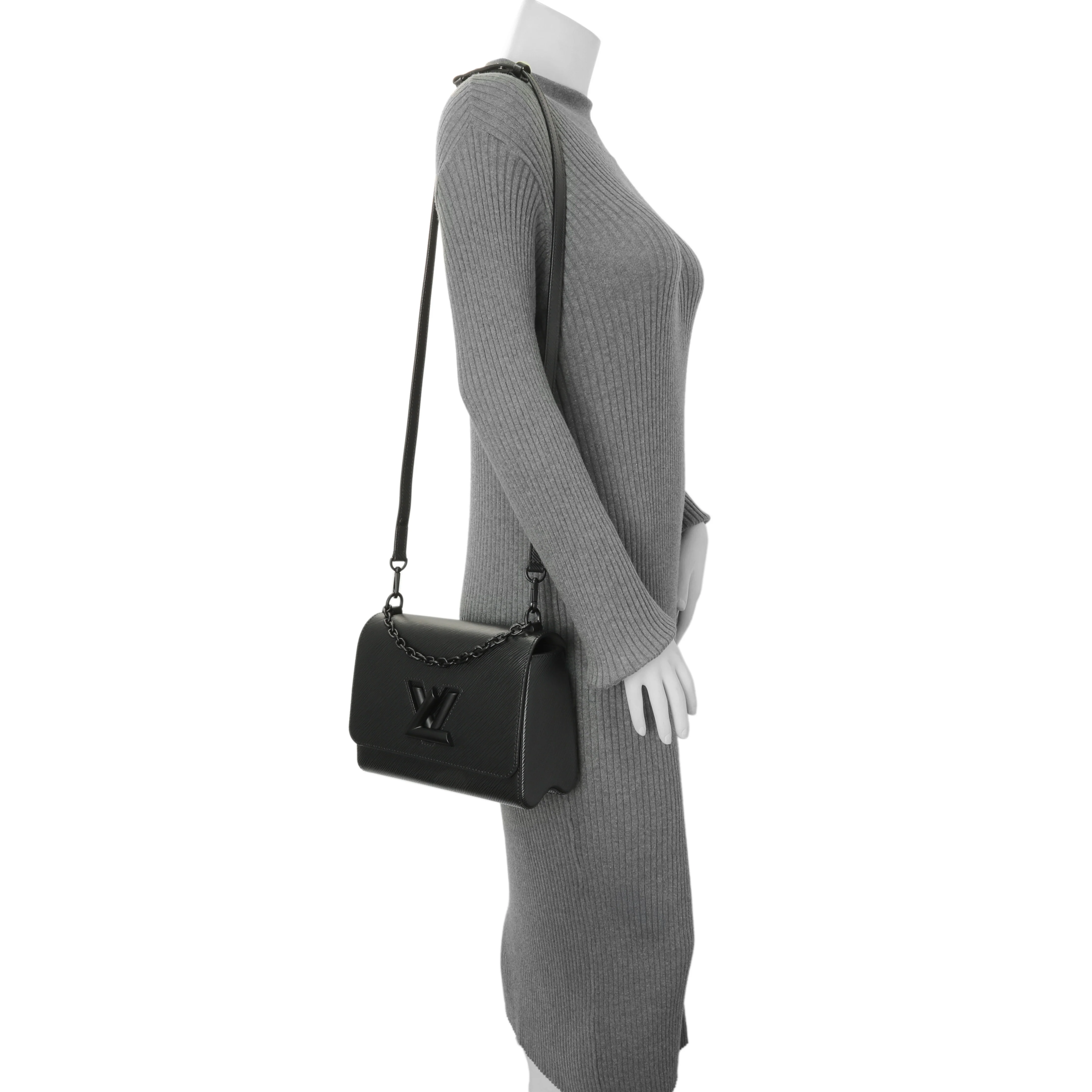 Louis Vuitton Black Epi Twist Shoulder Bag MM - Image 10