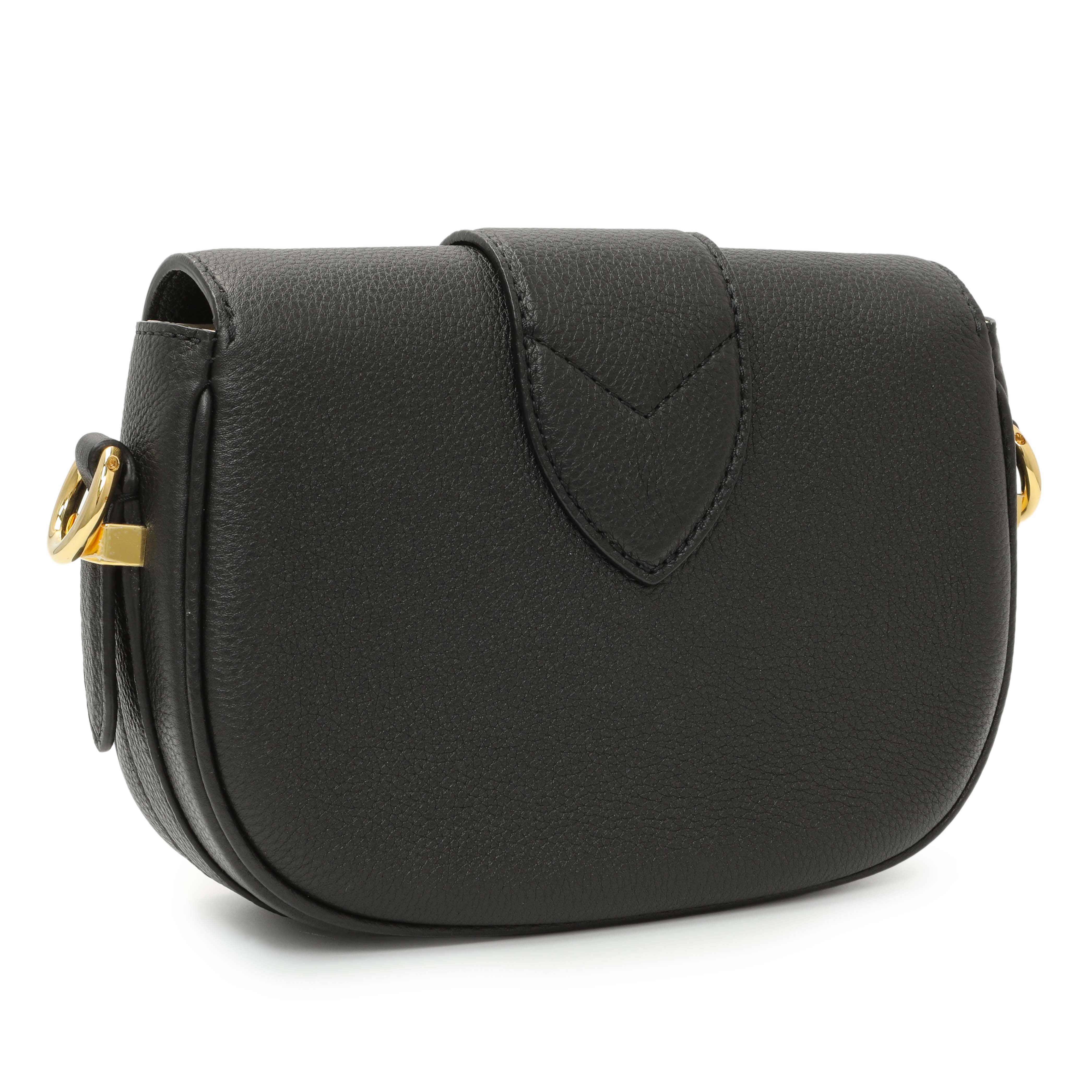 Louis Vuitton Black Grained Calfskin LV Pont 9 Soft MM - Image 2