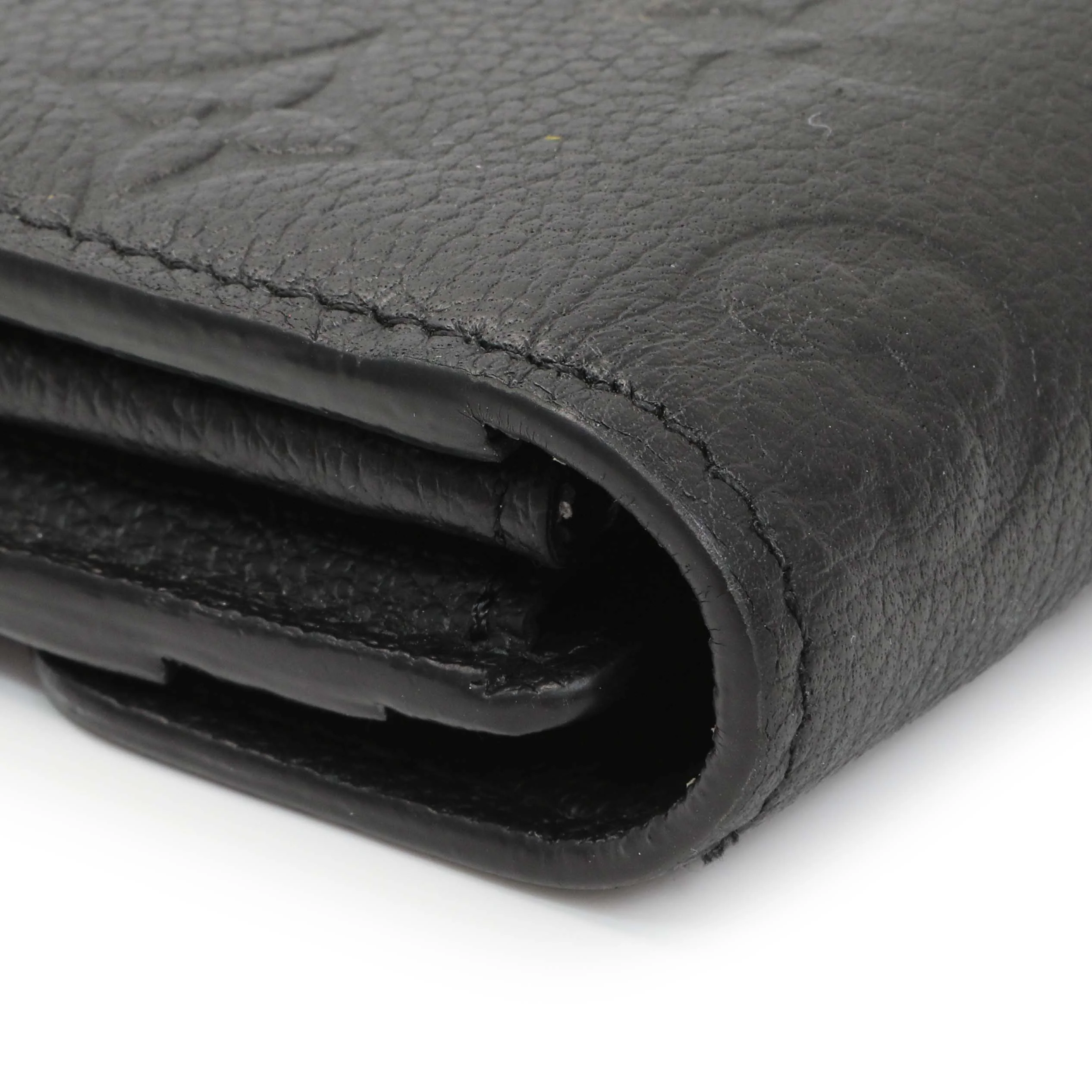 Louis Vuitton Black Monogram Empreinte Sarah Wallet - Image 10