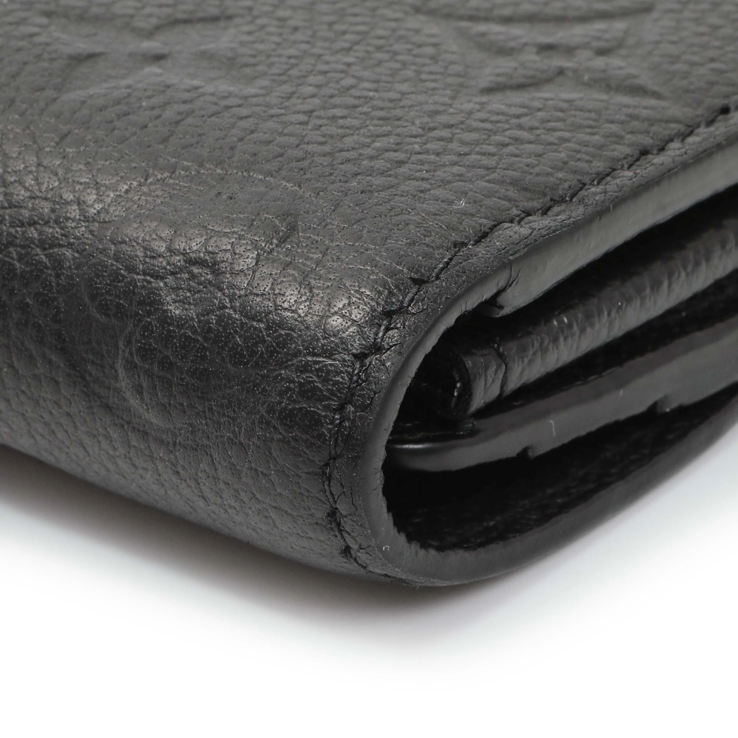 Louis Vuitton Black Monogram Empreinte Sarah Wallet - Image 11