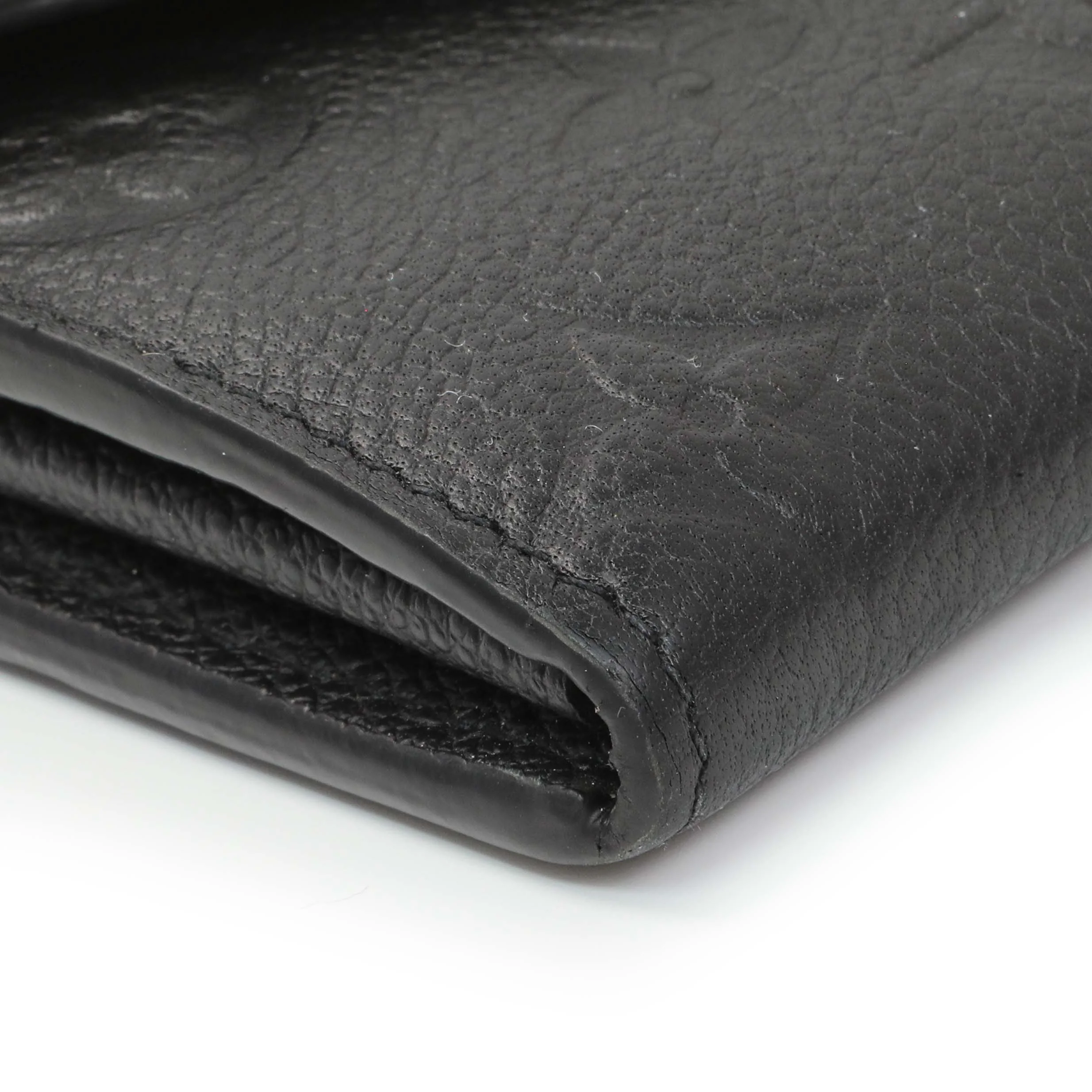 Louis Vuitton Black Monogram Empreinte Sarah Wallet - Image 4