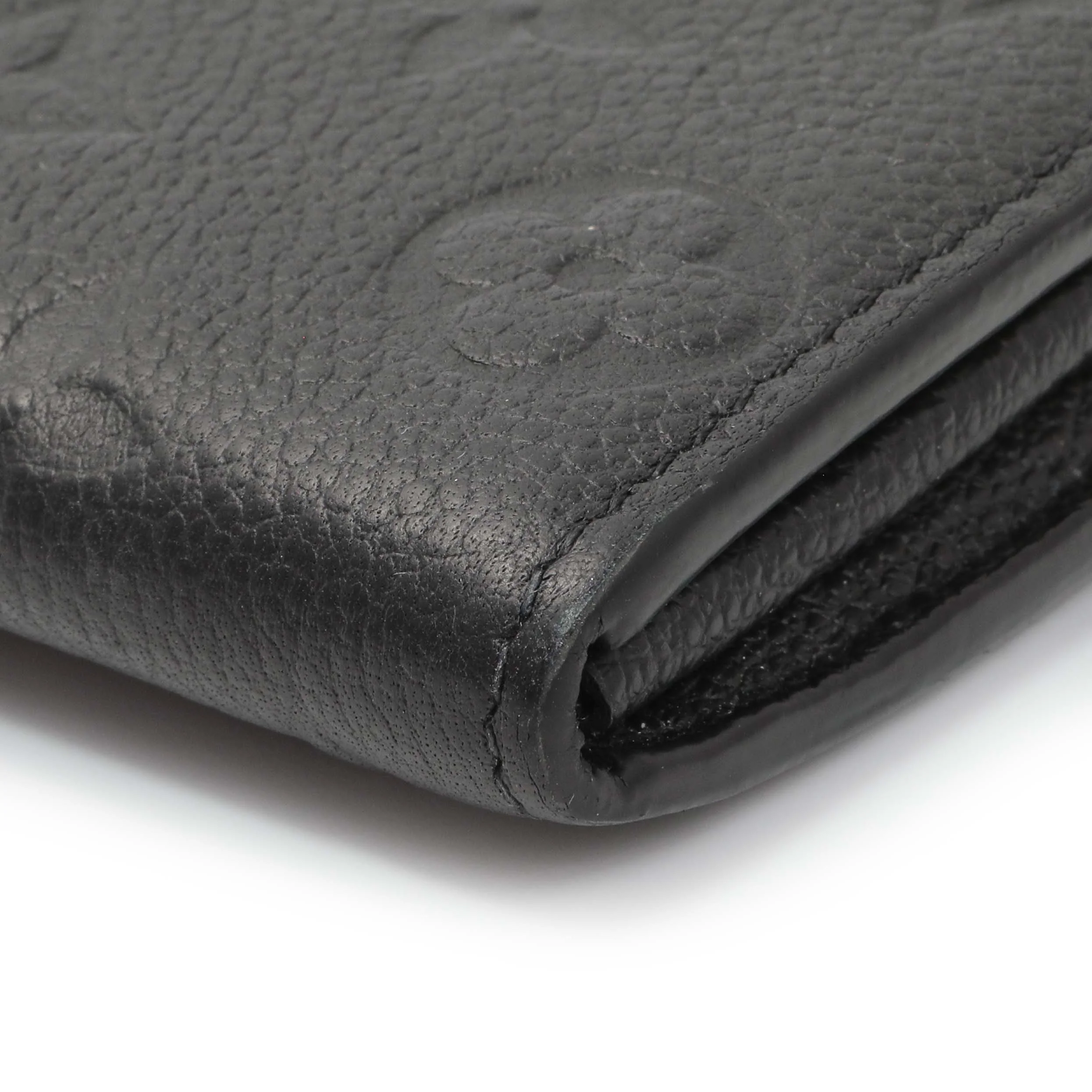 Louis Vuitton Black Monogram Empreinte Sarah Wallet - Image 9