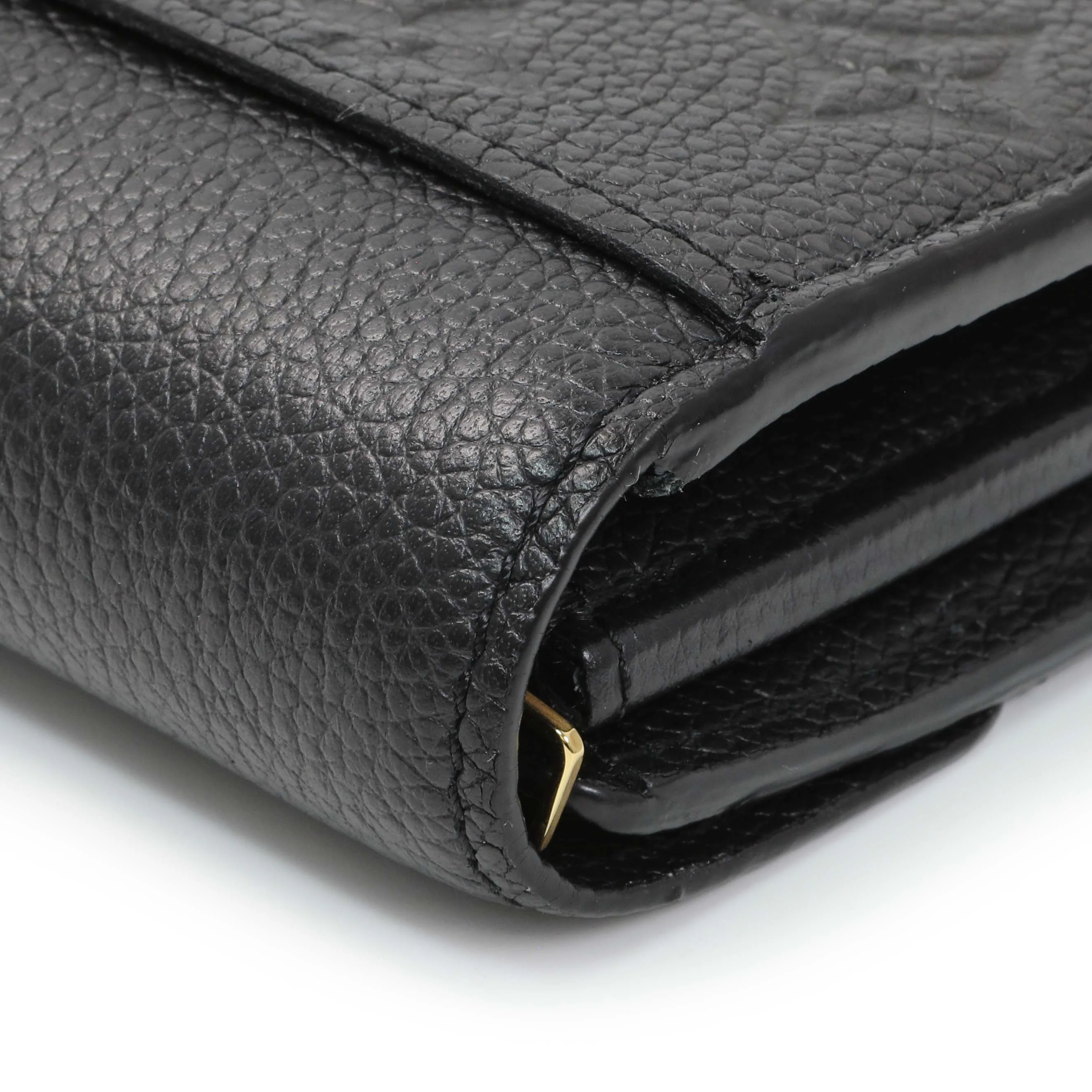 Louis Vuitton Black Monogram Empreinte Sarah Wallet - Image 10