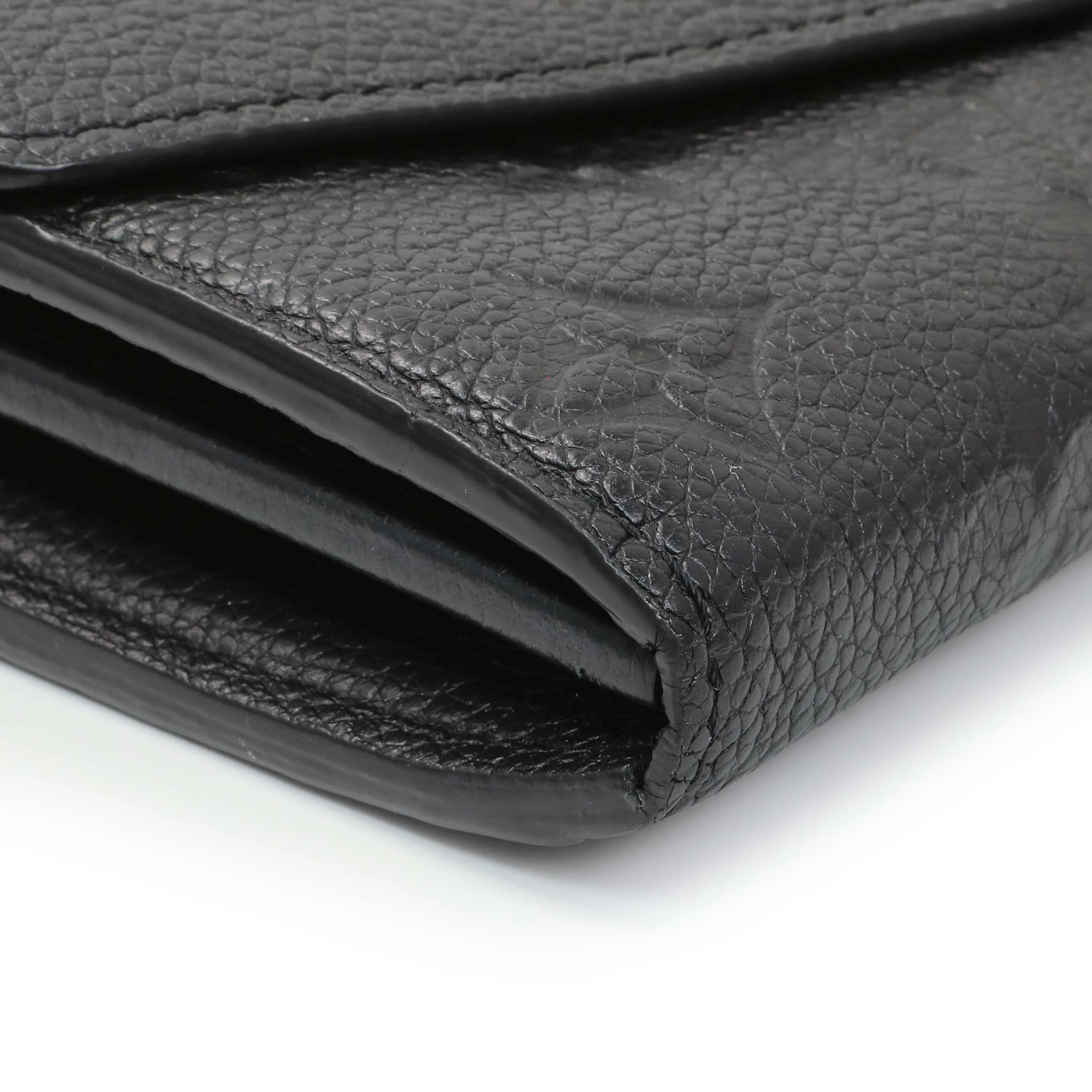 Louis Vuitton Black Monogram Empreinte Sarah Wallet - Image 4