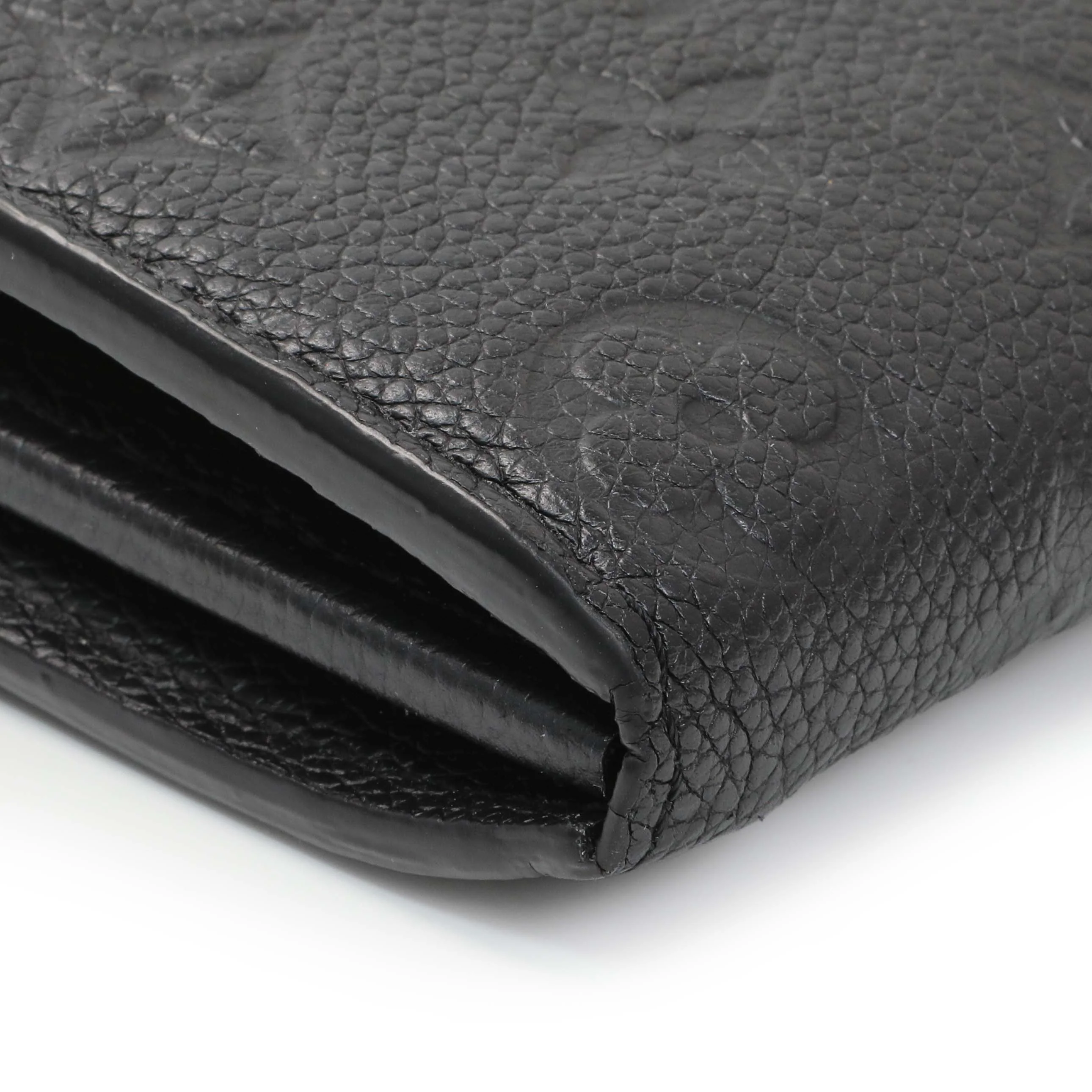 Louis Vuitton Black Monogram Empreinte Sarah Wallet - Image 6