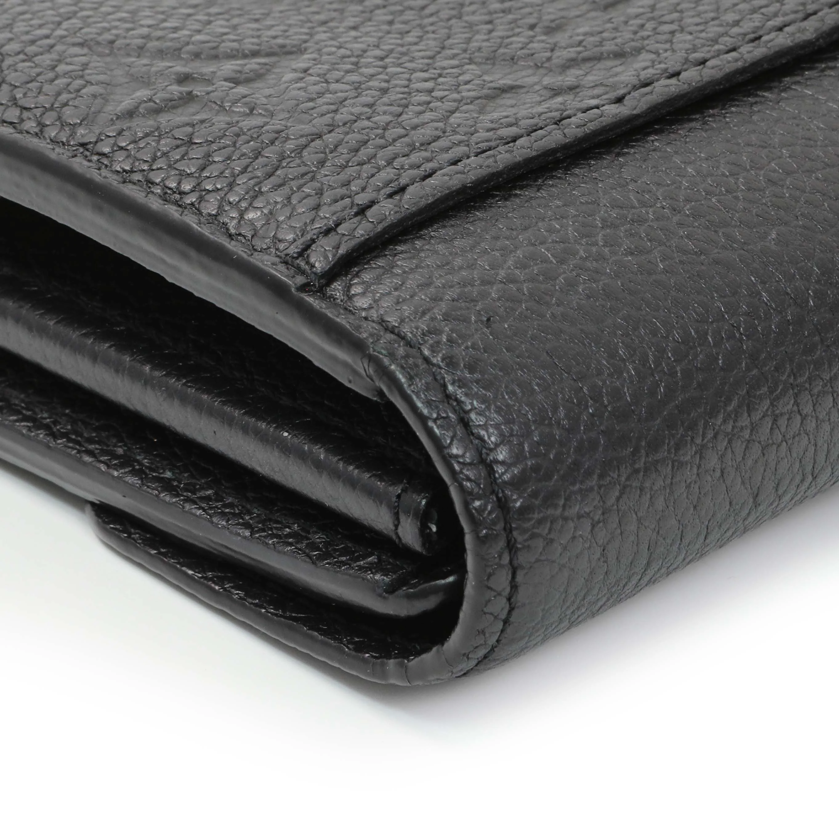 Louis Vuitton Black Monogram Empreinte Sarah Wallet - Image 8