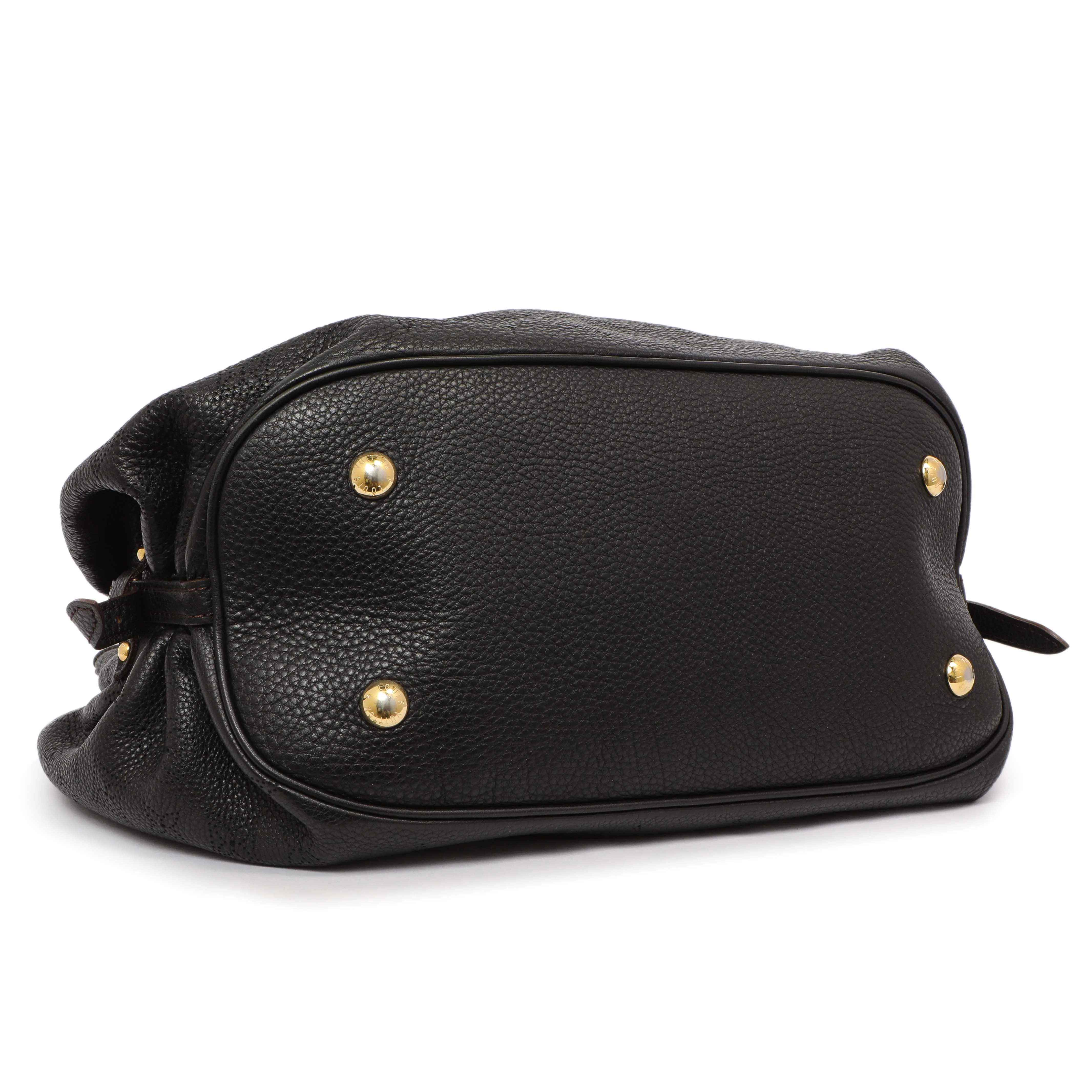 Louis Vuitton Black Monogram Mahina L - Image 3