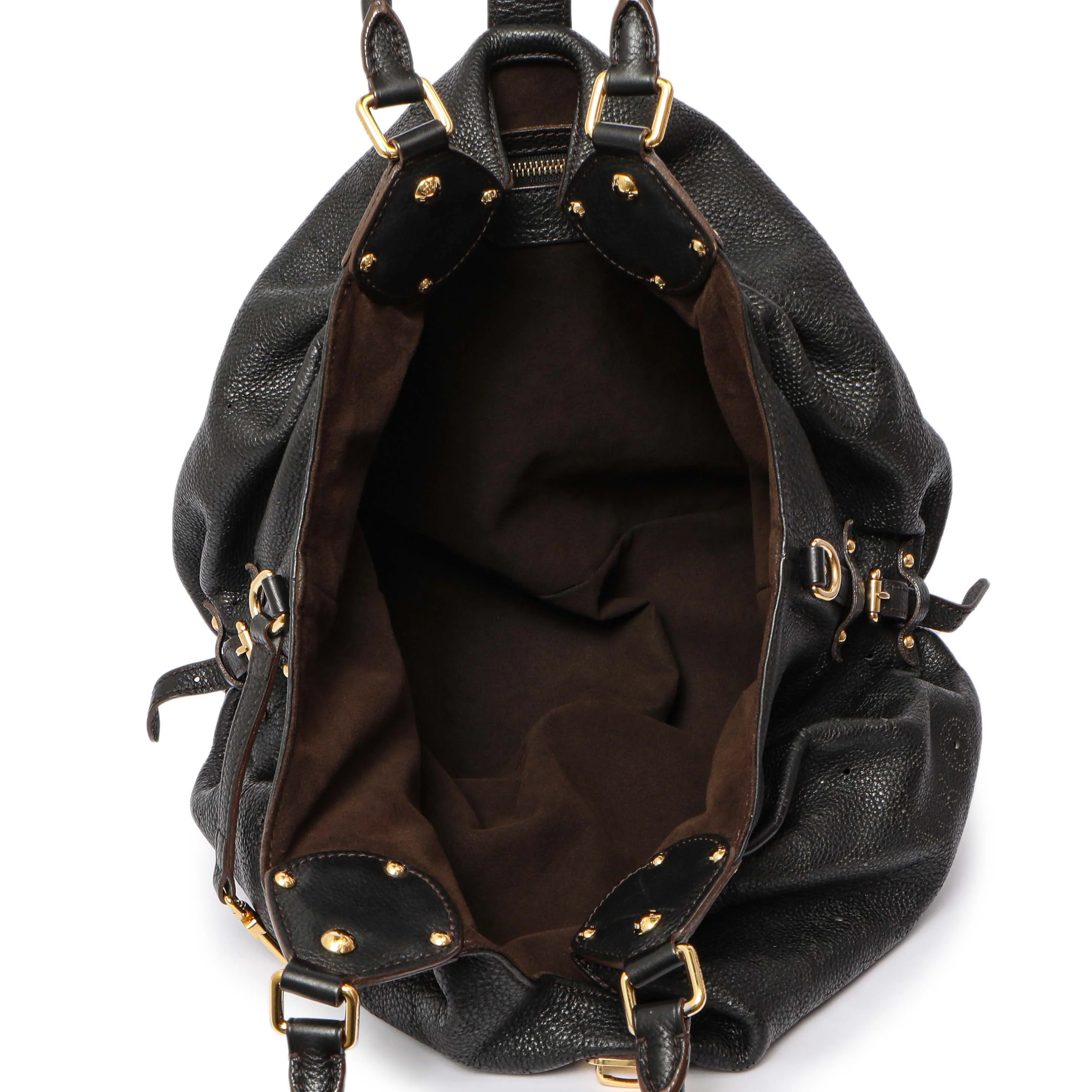 Louis Vuitton Black Monogram Mahina L - Image 4