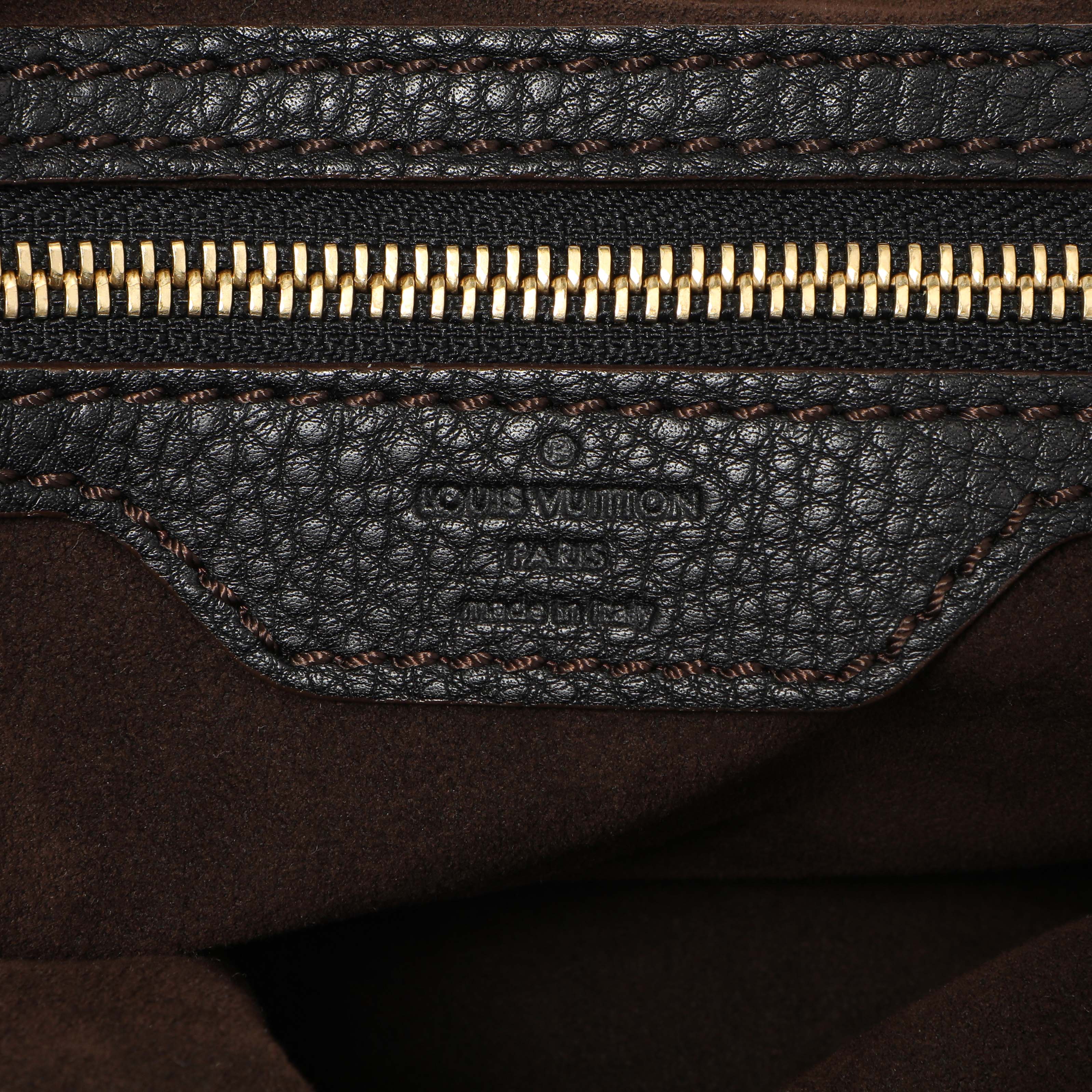 Louis Vuitton Black Monogram Mahina L - Image 5