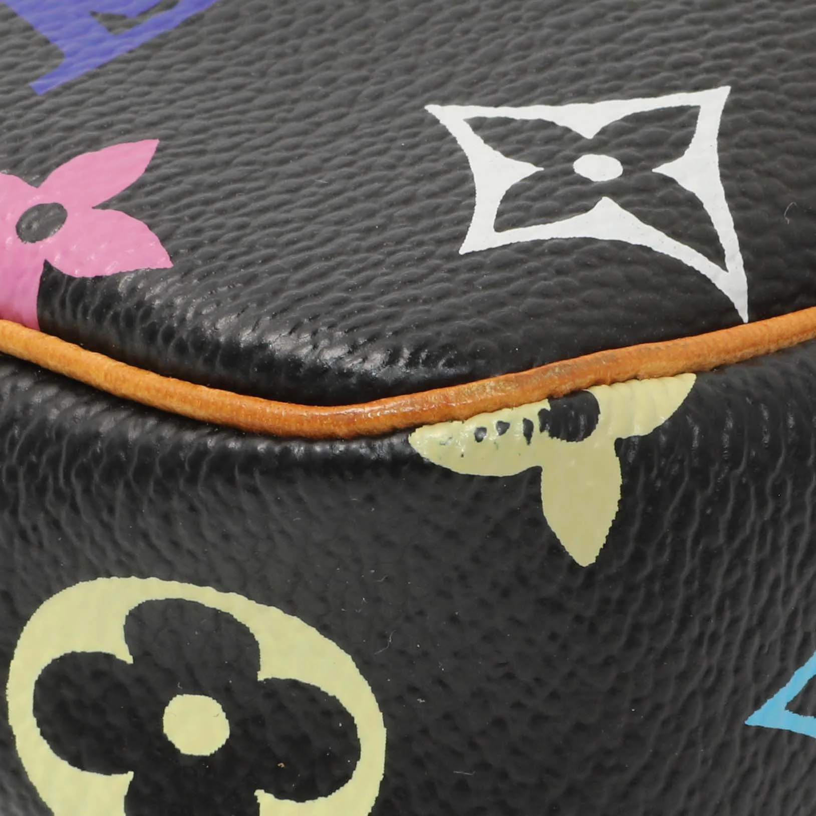 Louis Vuitton Black Monogram Multicolor Pochette Accessories - Image 4