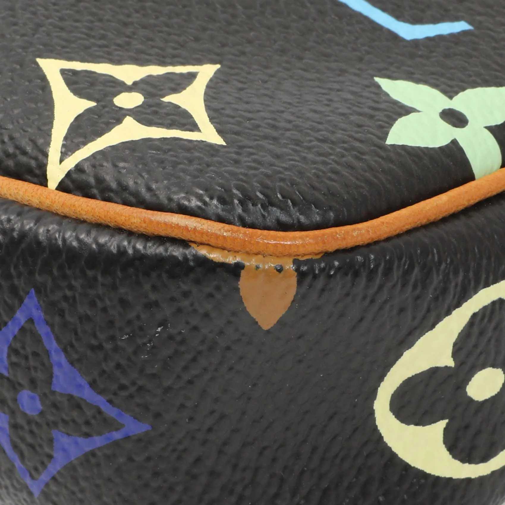 Louis Vuitton Black Monogram Multicolor Pochette Accessories - Image 5