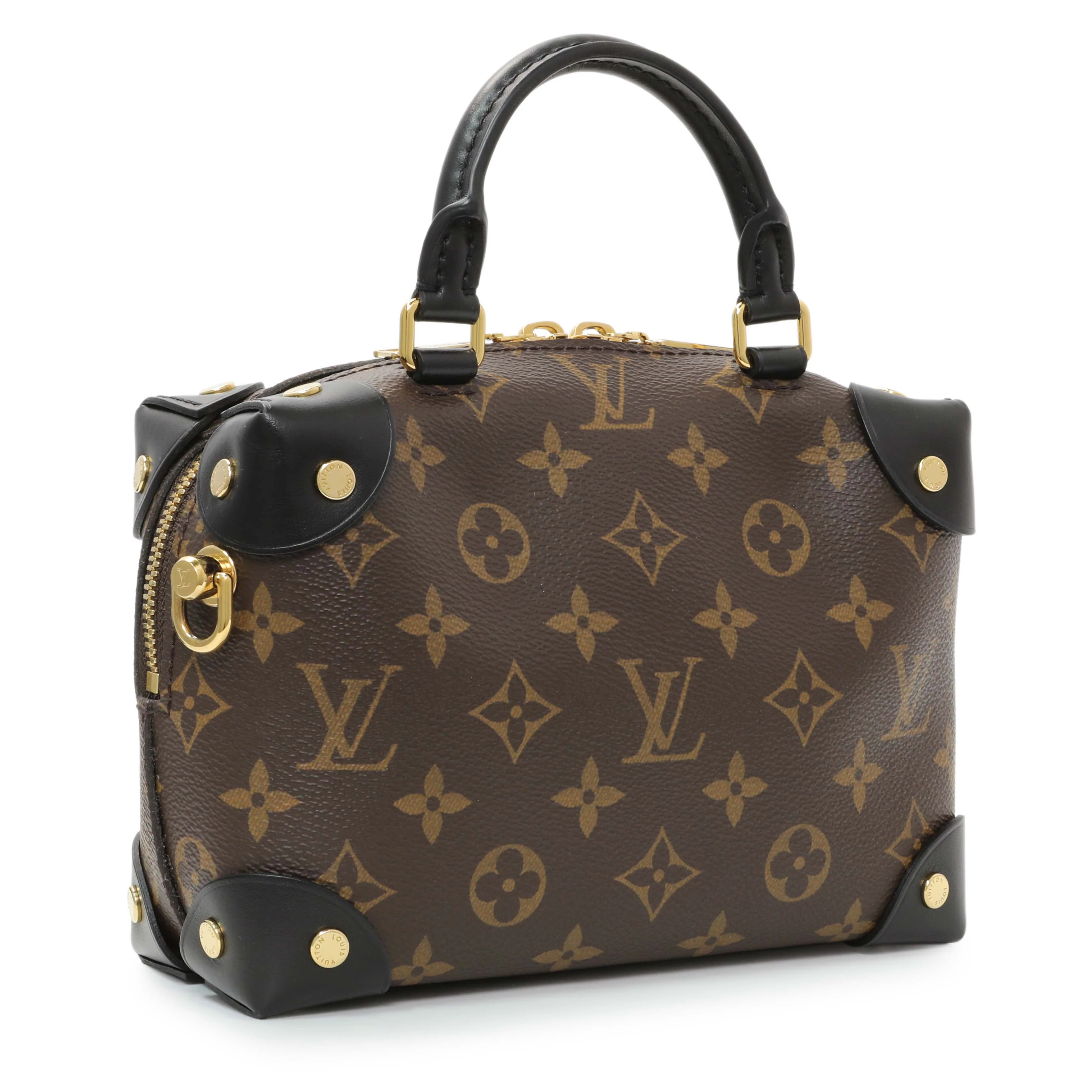 Louis Vuitton Black Monogram Petite Malle Souple - Image 2
