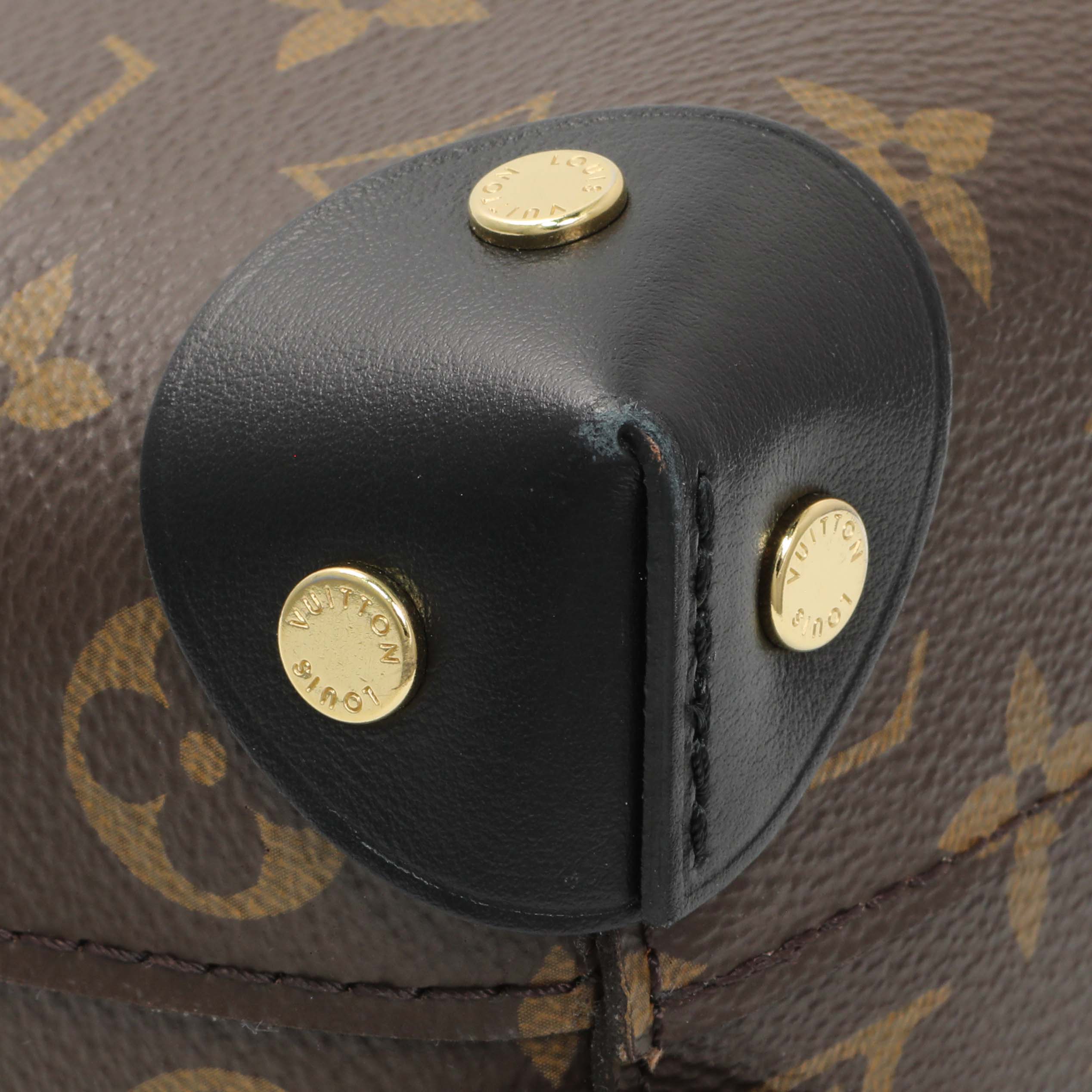 Louis Vuitton Black Monogram Petite Malle Souple - Image 4