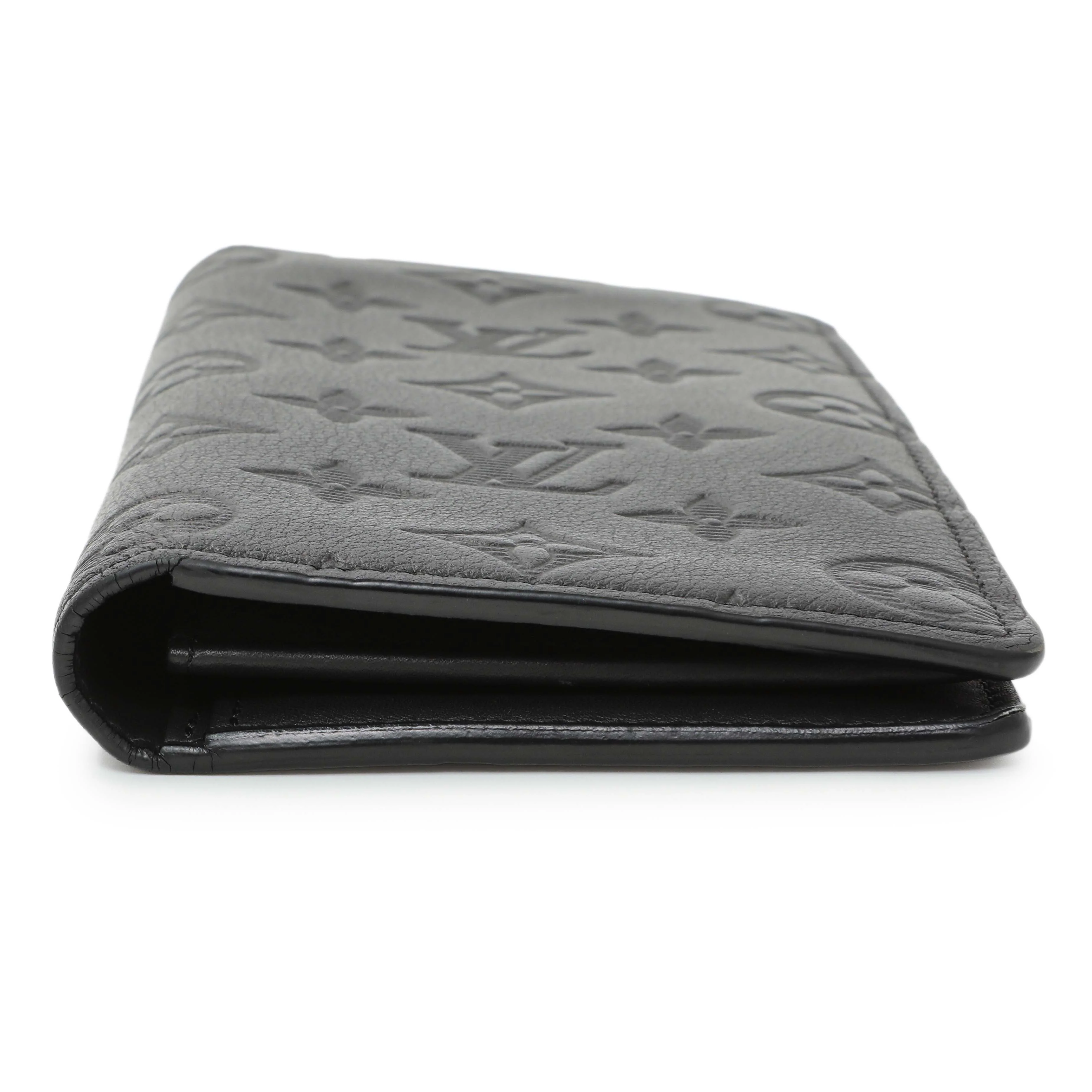 Louis Vuitton Black Monogram Shadow Brazza Wallet - Image 3